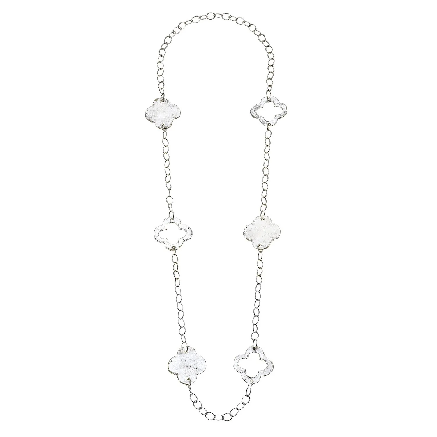Long Clover Chain Necklace - Image 4