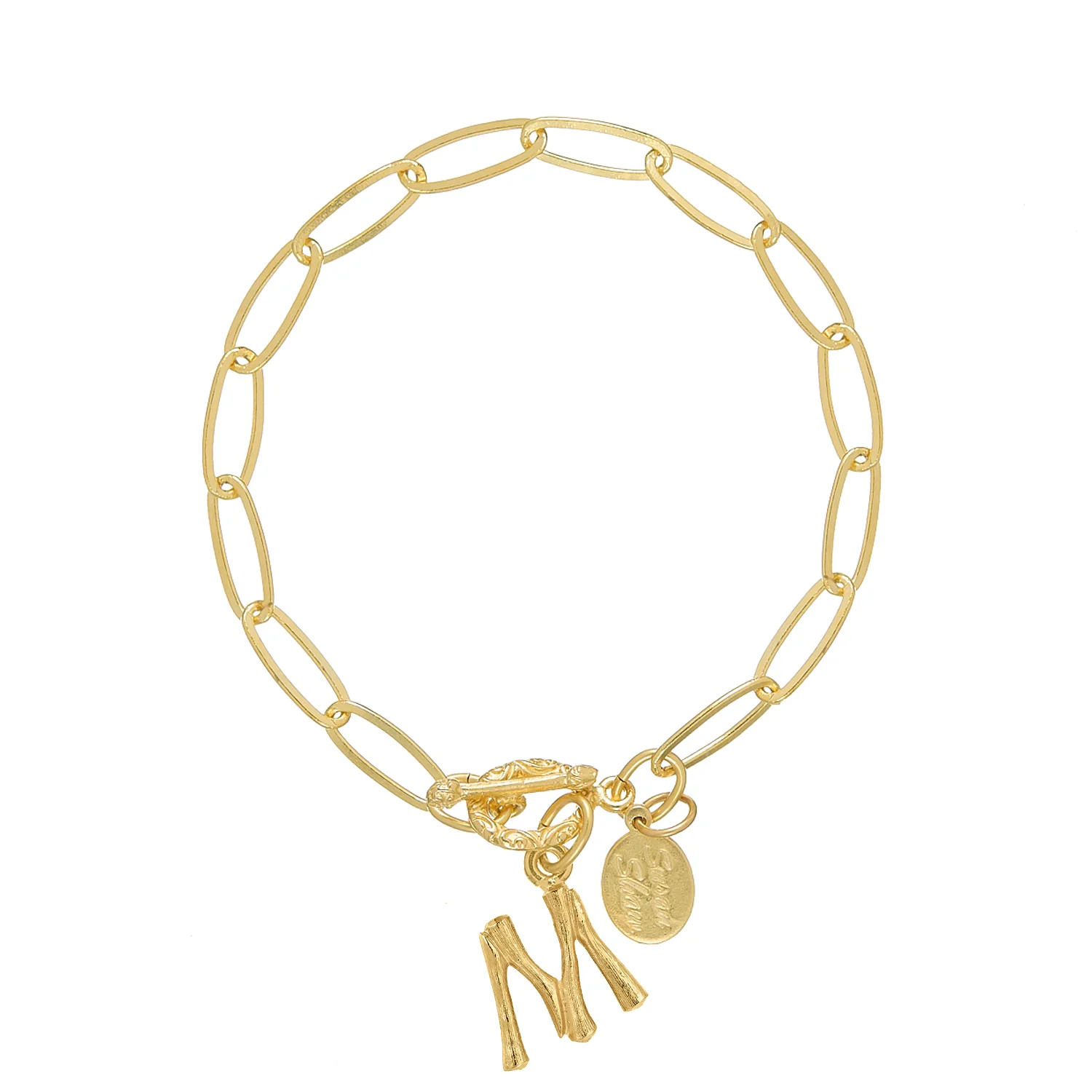 Bamboo Initial Bracelet - Image 15