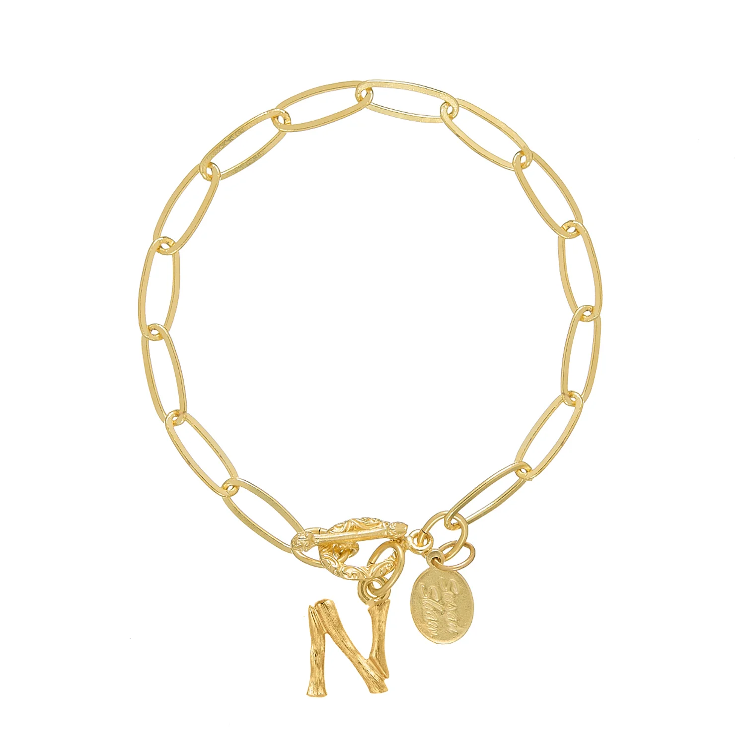 Bamboo Initial Bracelet - Image 16