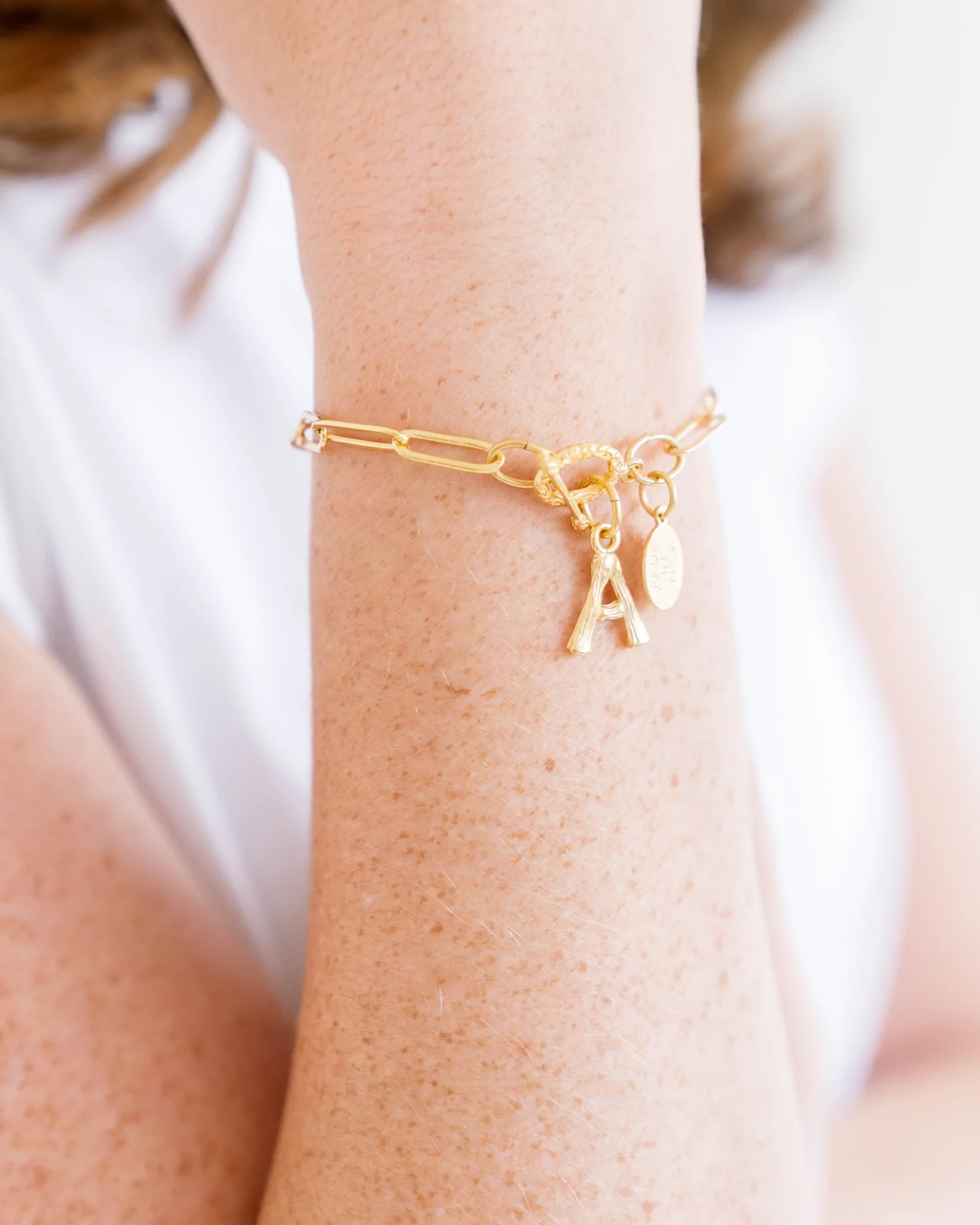 Bamboo Initial Bracelet - Image 23