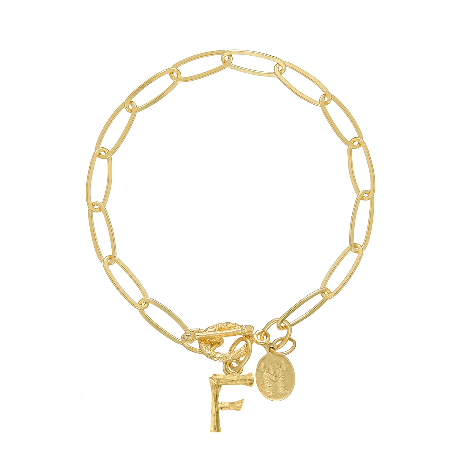 Bamboo Initial Bracelet - Image 6