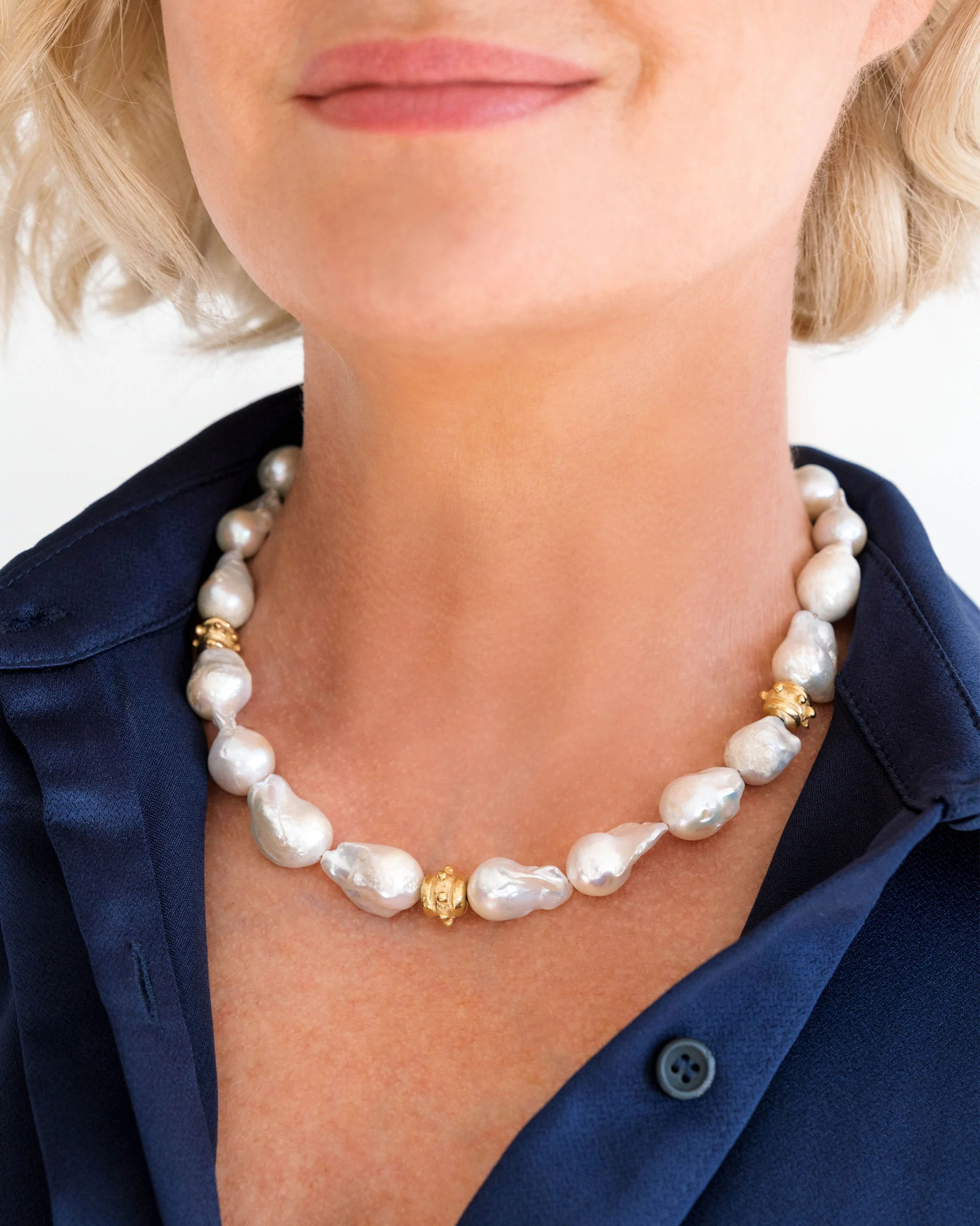 Baroque Pearl Bailey Necklace - Image 3