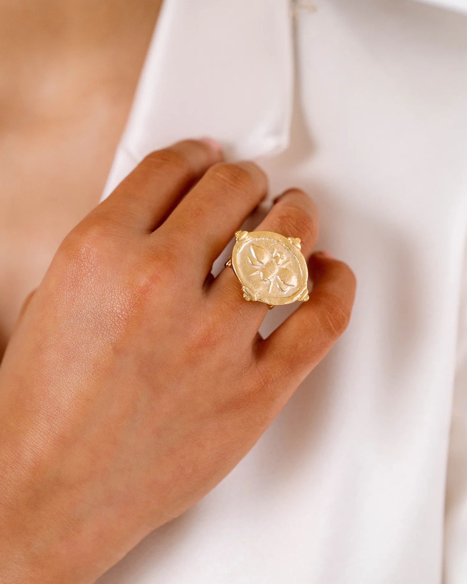 Bee Intaglio Ring - Image 4