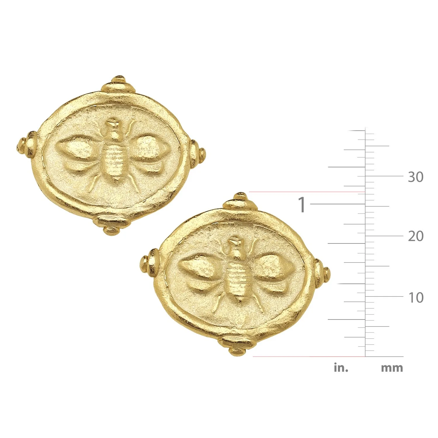 Bee Intaglio Studs - Image 4
