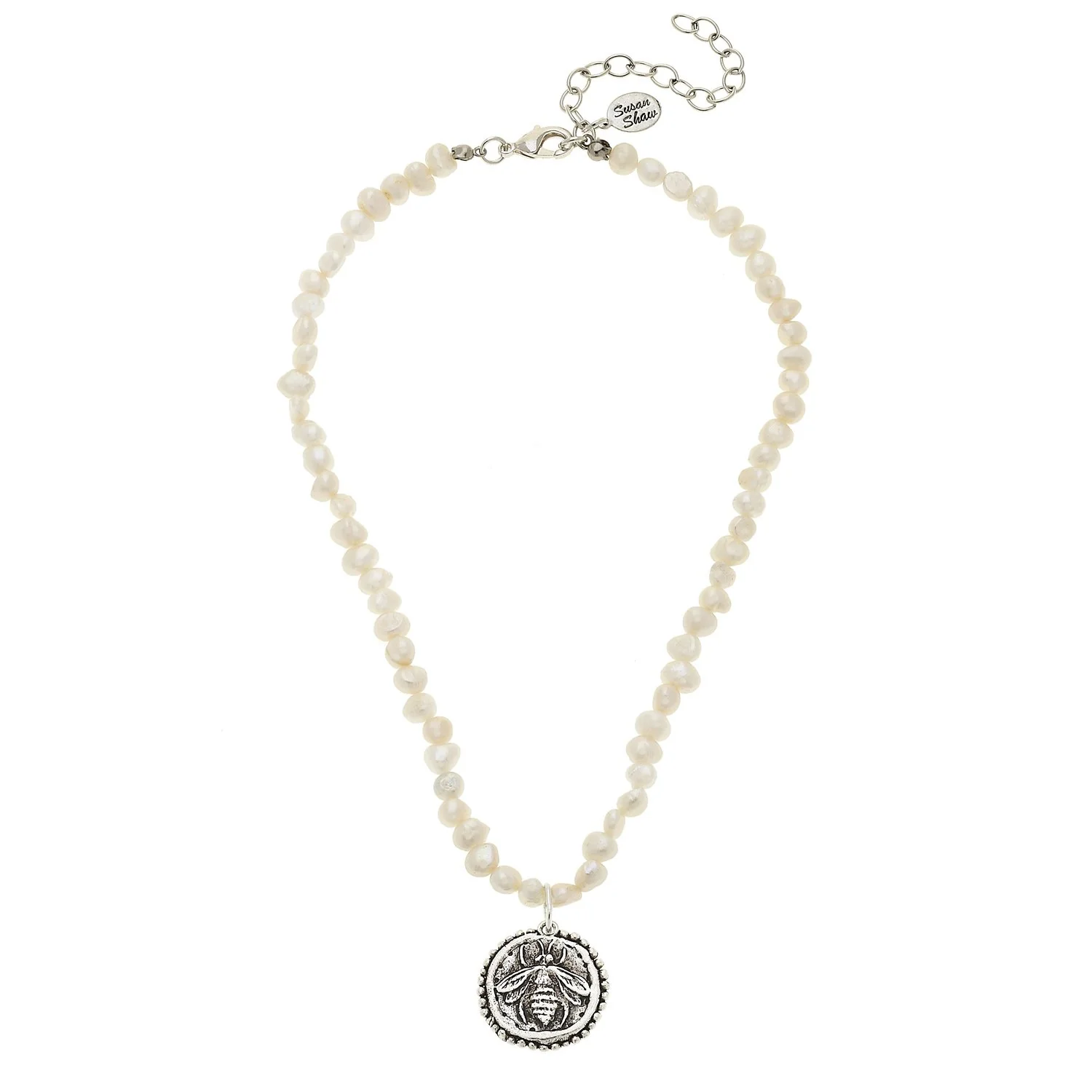 Bee + Pearl Necklace - Image 4