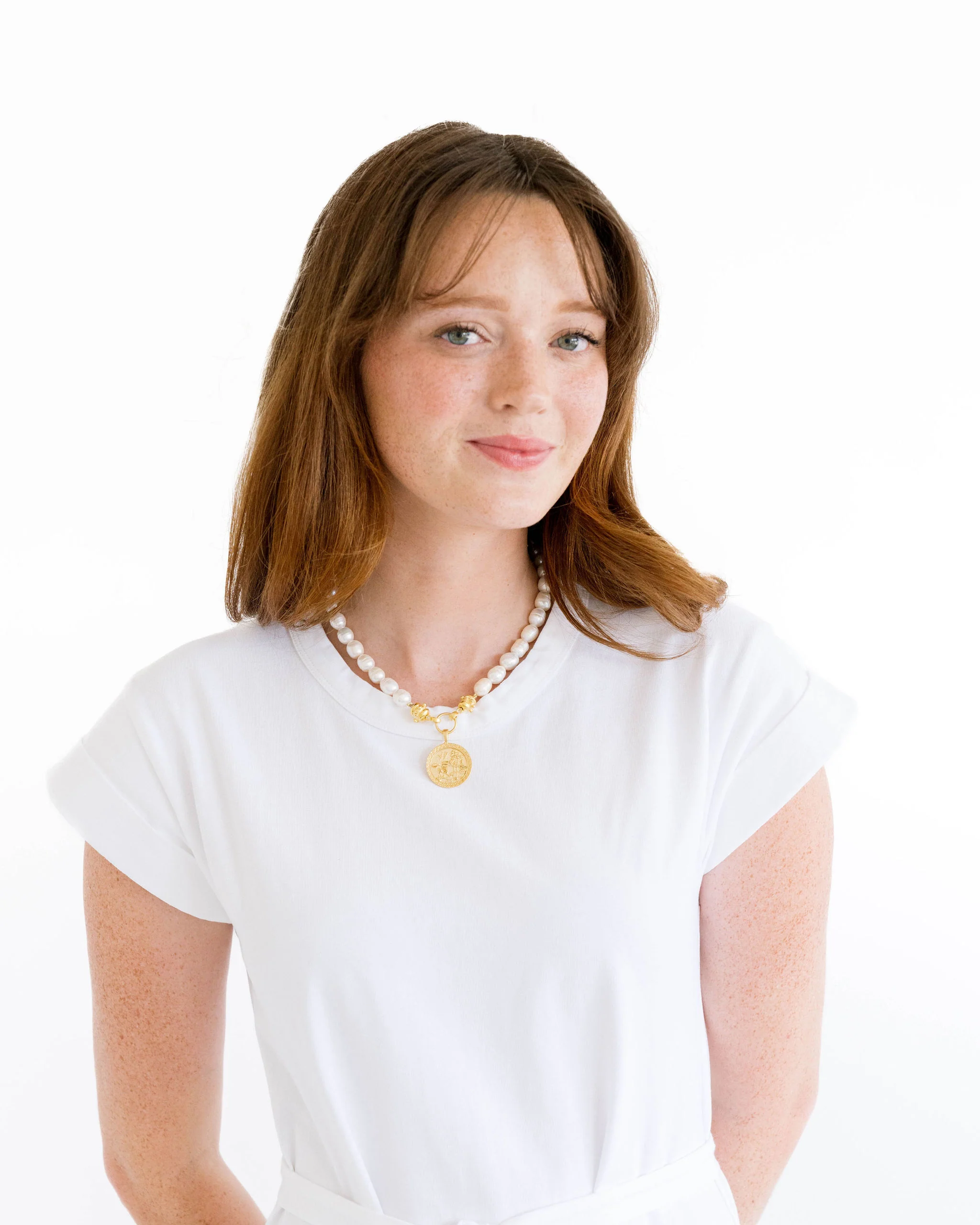 Blue Willow Pearl Necklace - Image 3