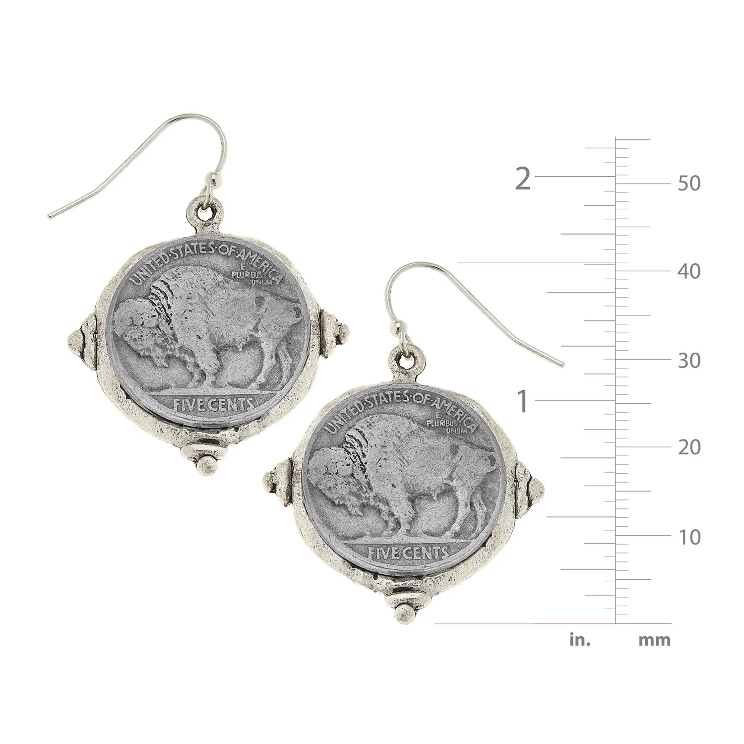 Buffalo Nickel Earrings - Image 8