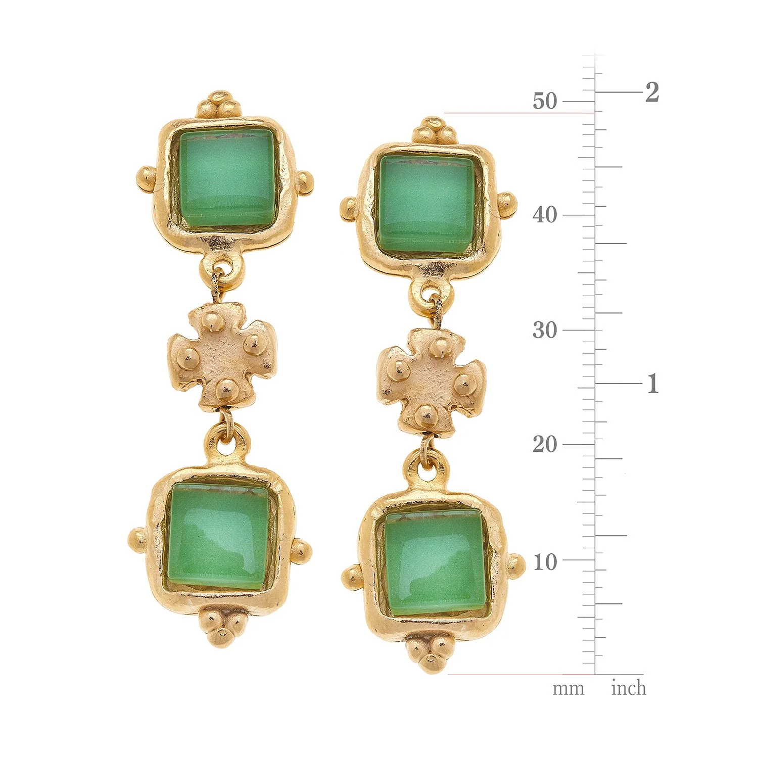 Charlotte Deux Tier Earrings - Image 10