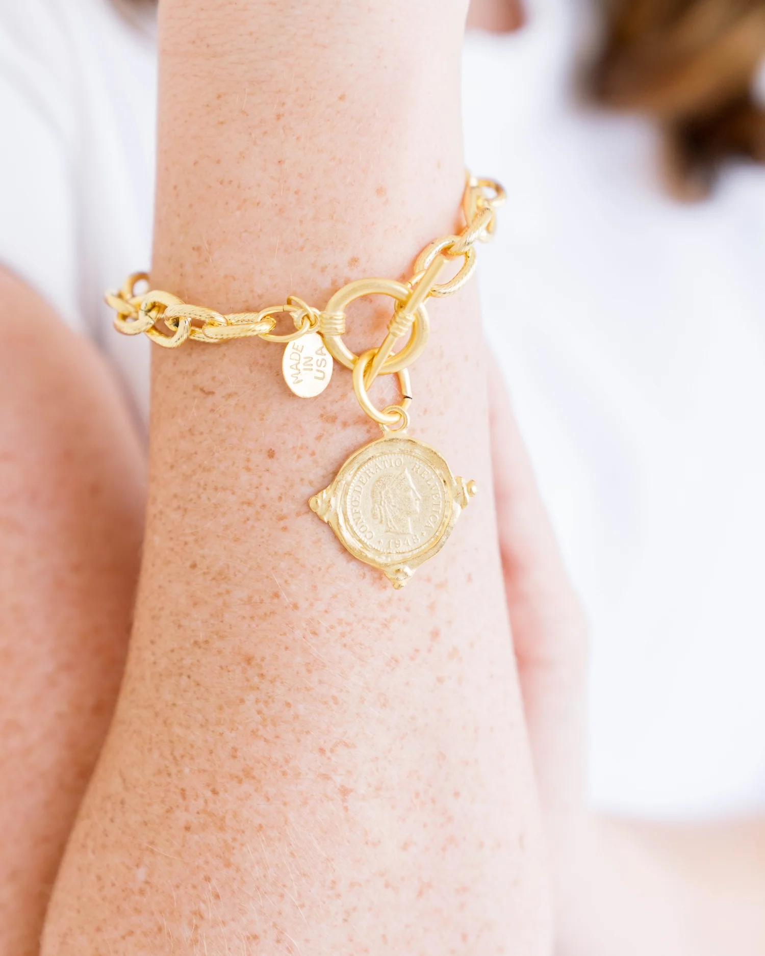 Coin Toggle Bracelet - Image 4