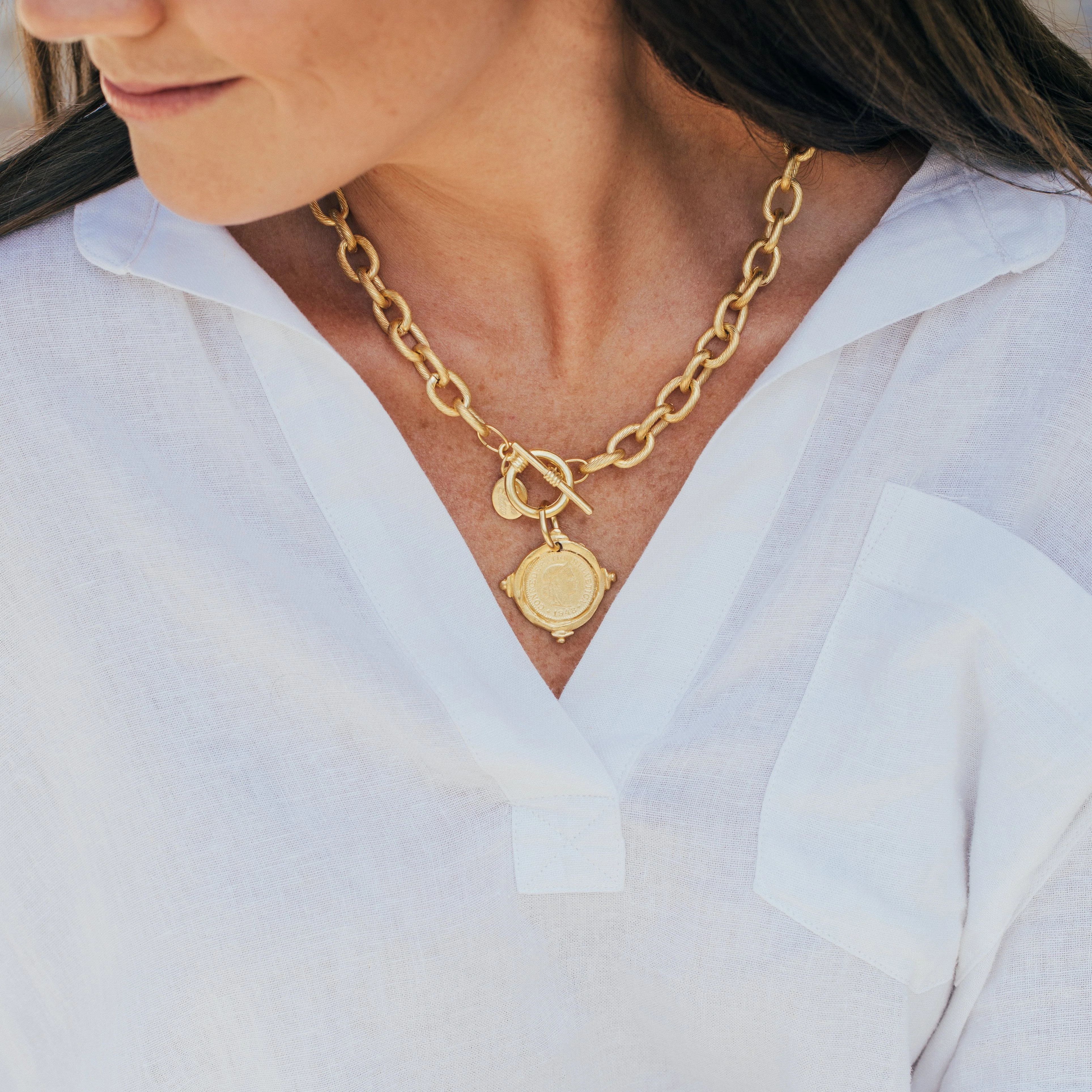 Coin Toggle Necklace - Image 7