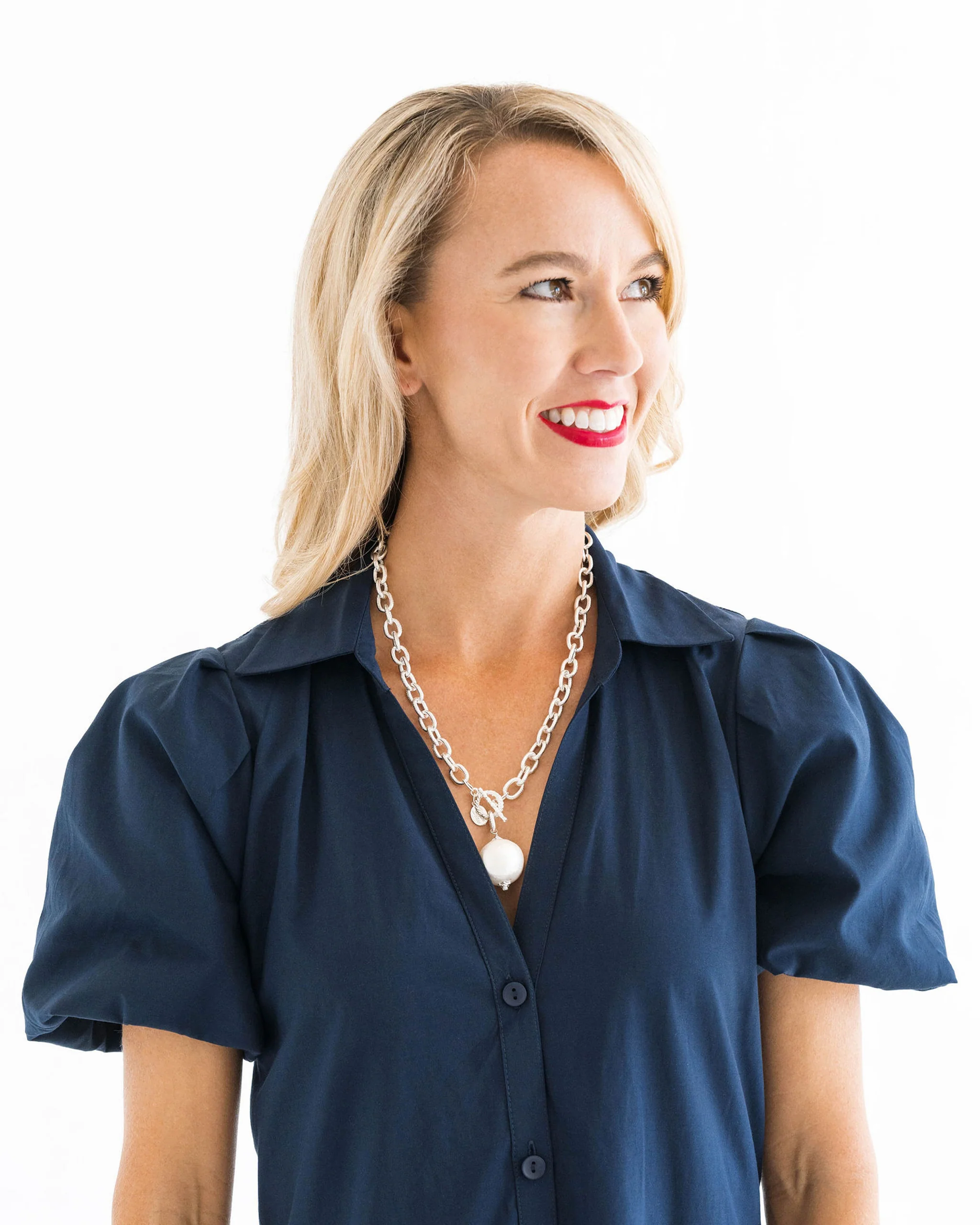 Cotton Pearl Toggle Necklace - Image 15