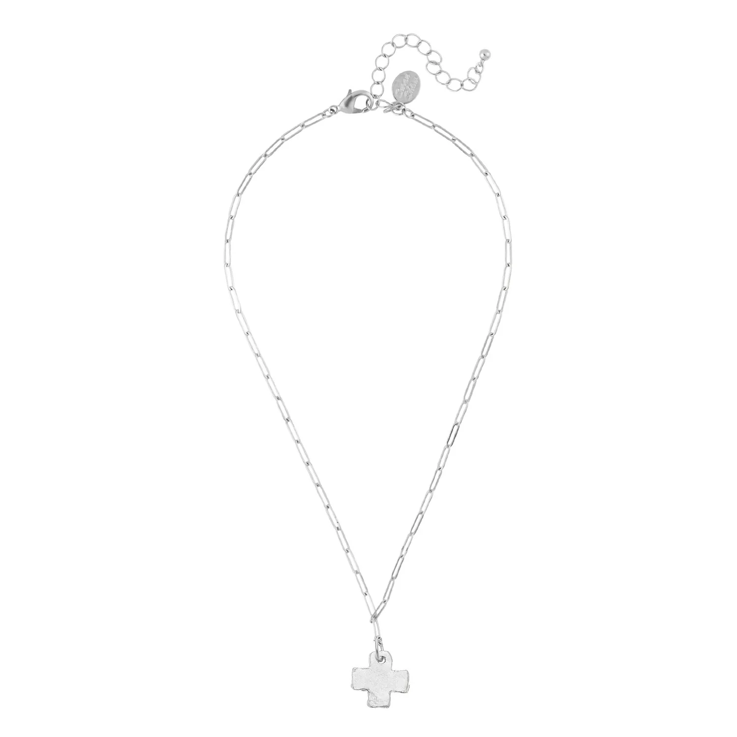 Cross Paperclip Necklace - Image 3