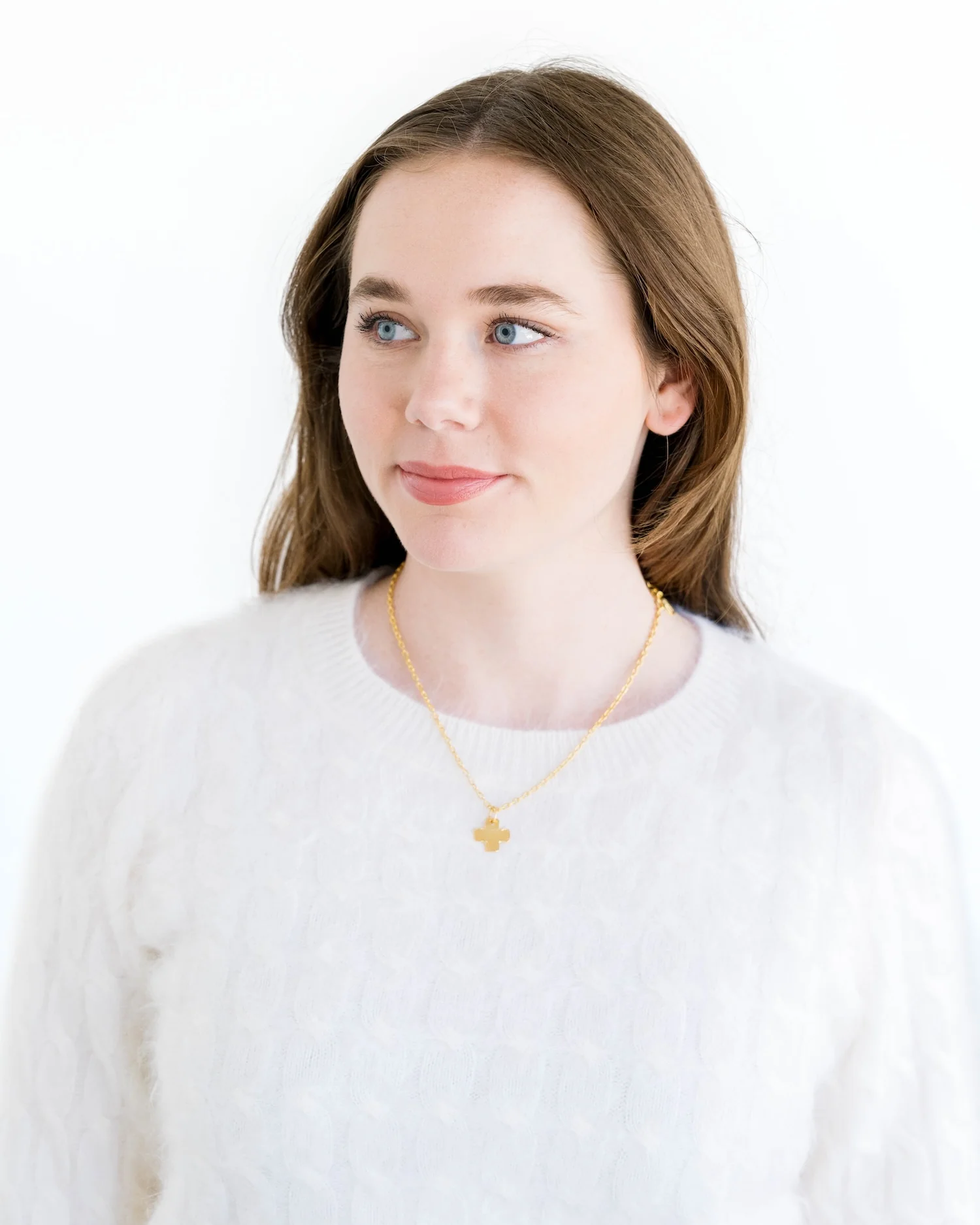 Dainty Cross Necklace - Image 4