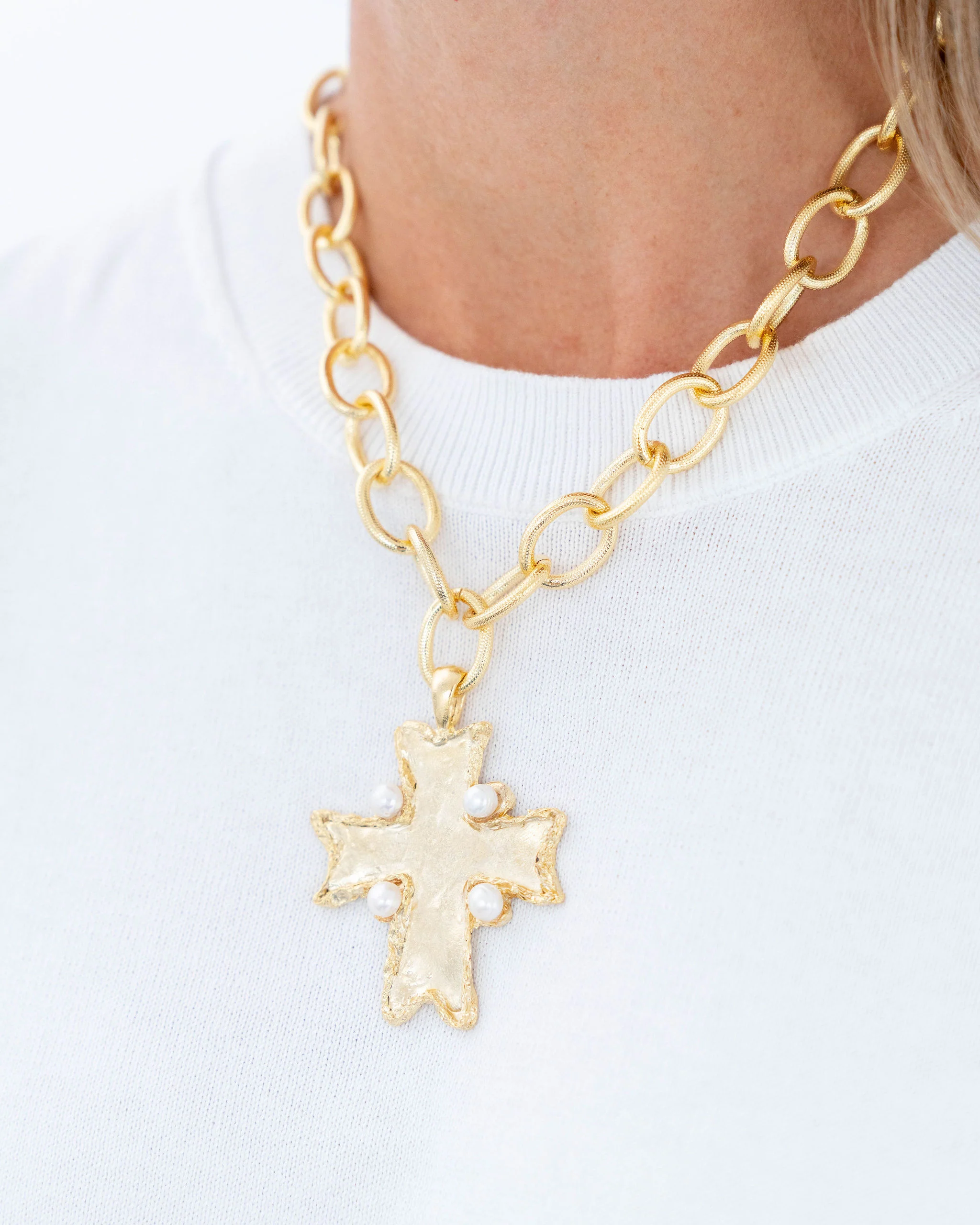 Esther Cross Necklace - Image 3