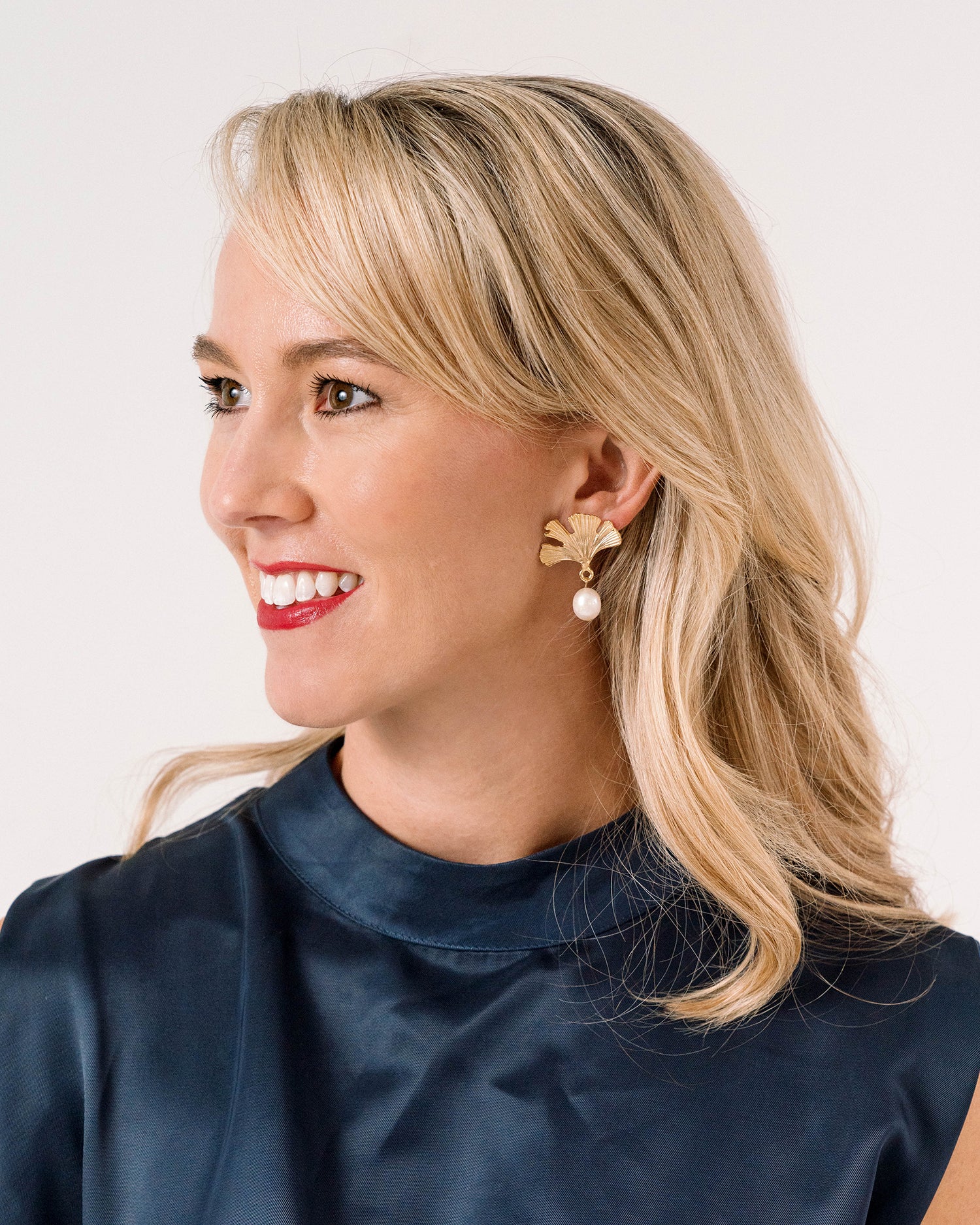 Ginkgo Drop Earrings - Image 4