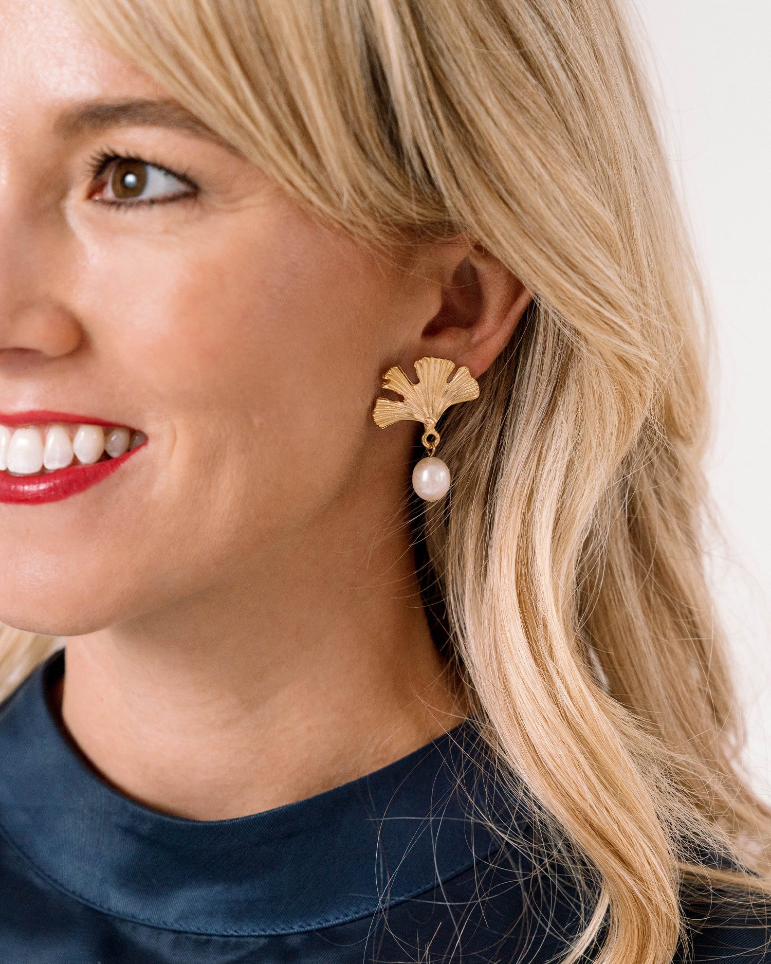 Ginkgo Drop Earrings - Image 5