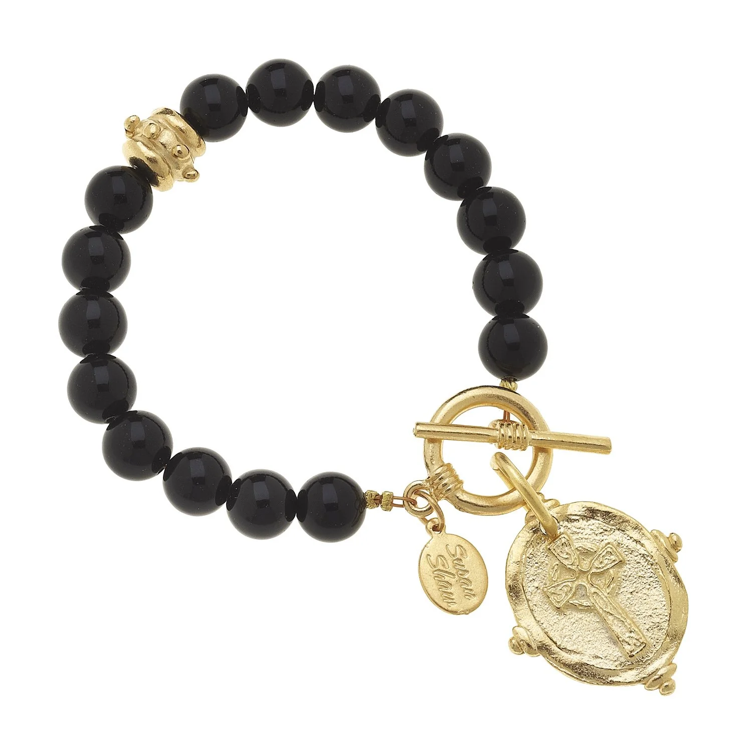 Cross Stone Toggle Bracelet - Image 5