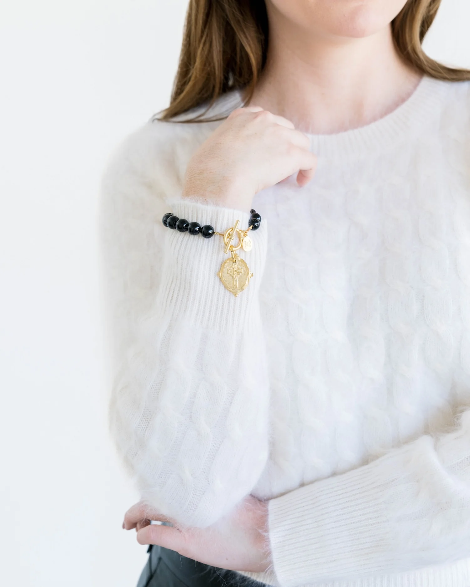 Cross Stone Toggle Bracelet - Image 6