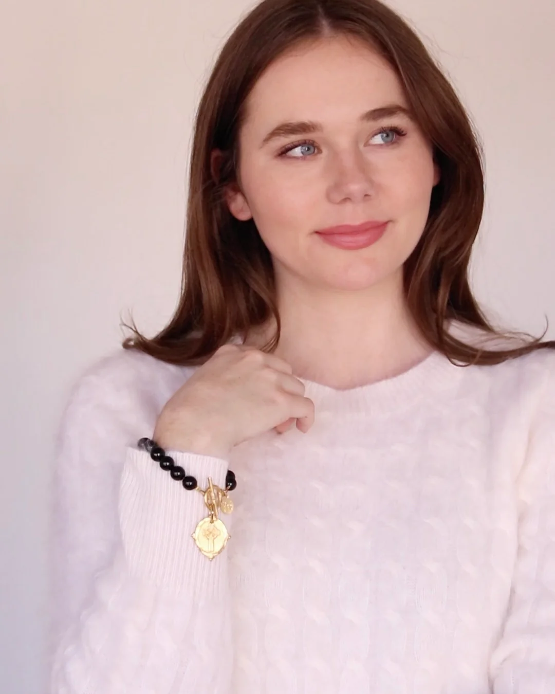 Cross Stone Toggle Bracelet - Image 8