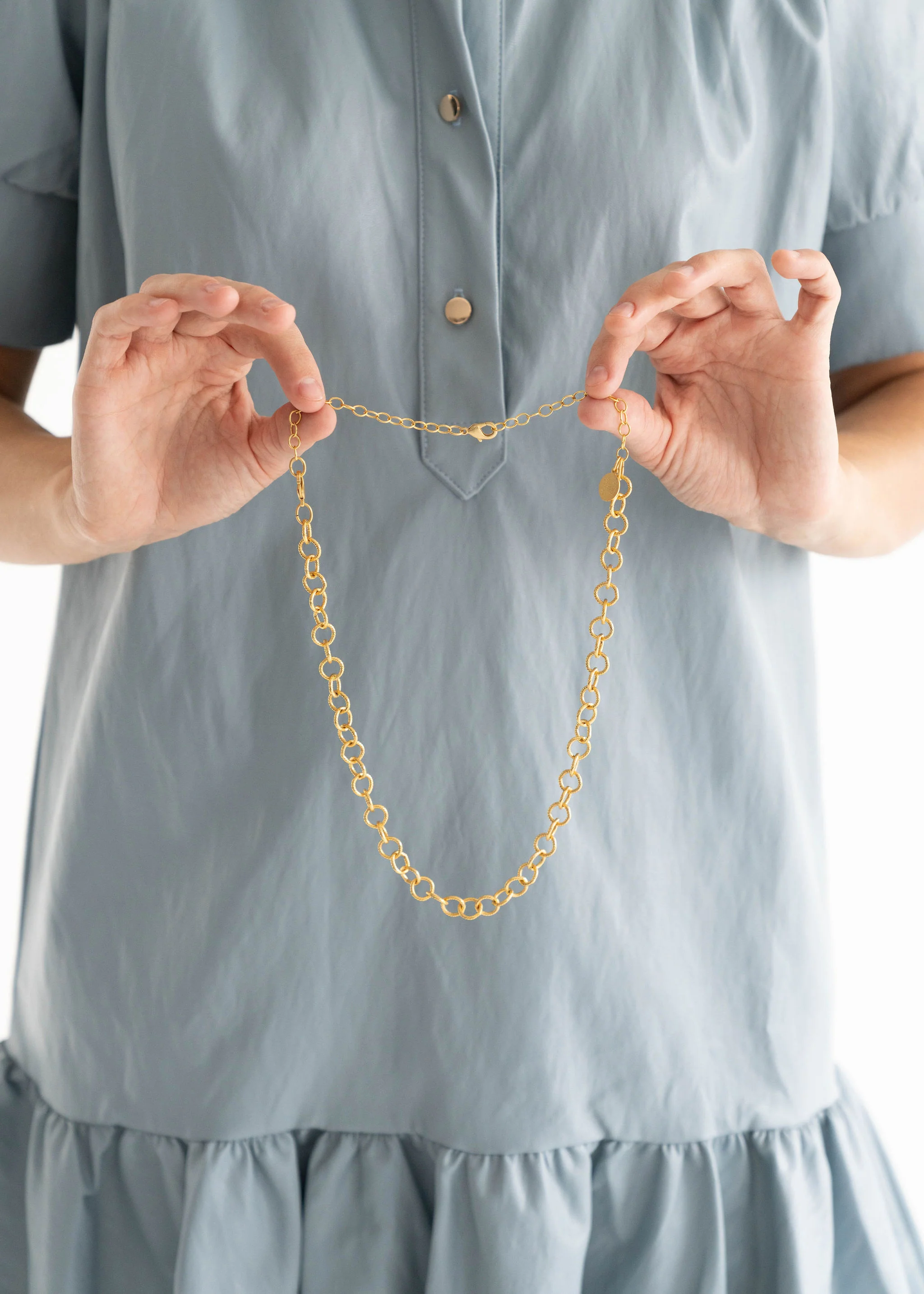 Gold Necklace Chain Extender - Image 2