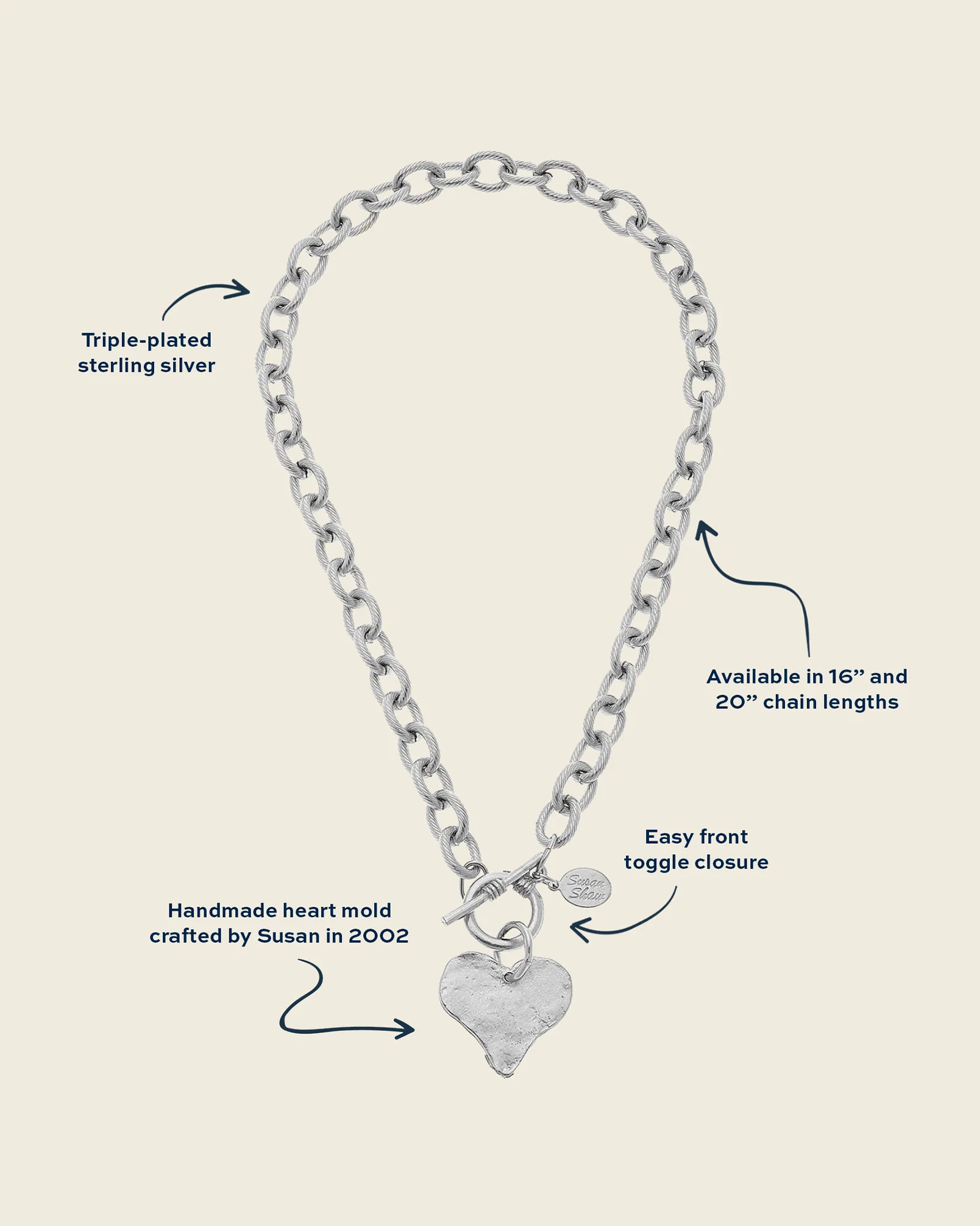 Heart Toggle Necklace - Image 15