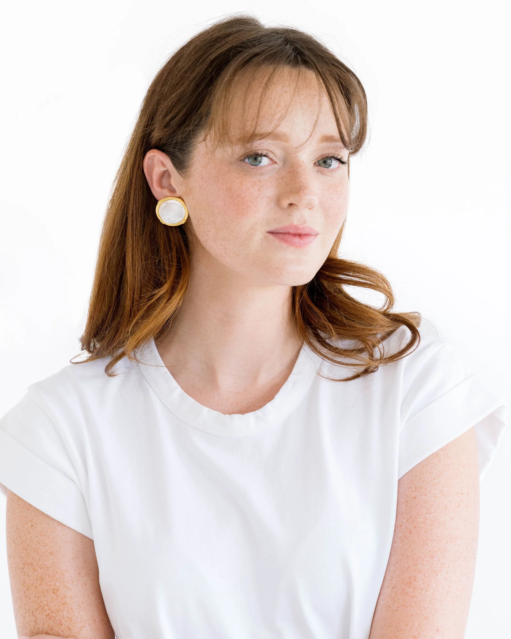 Ida Seashell Studs - Image 2