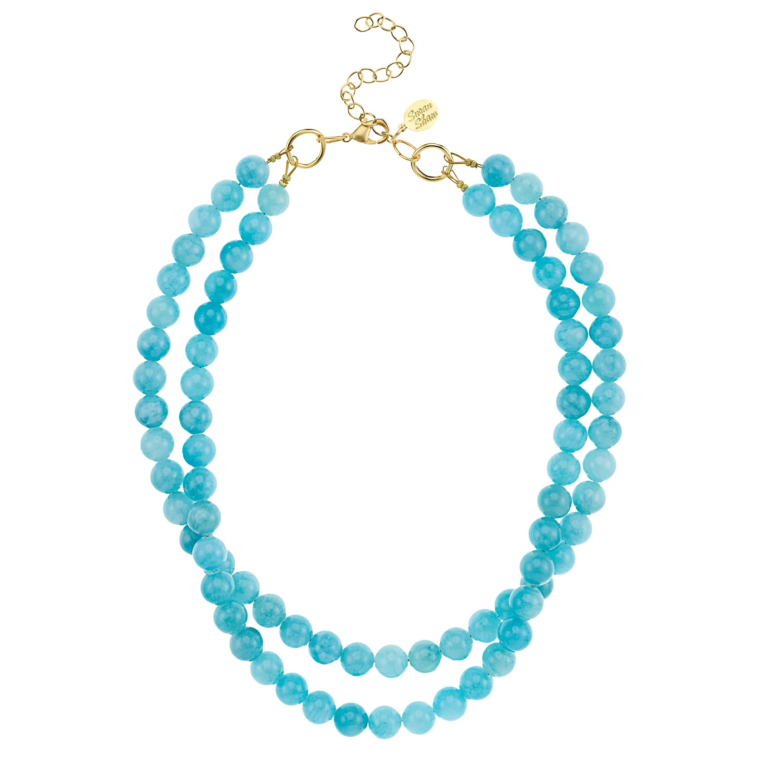 Jade Double Strand Necklace - Image 4