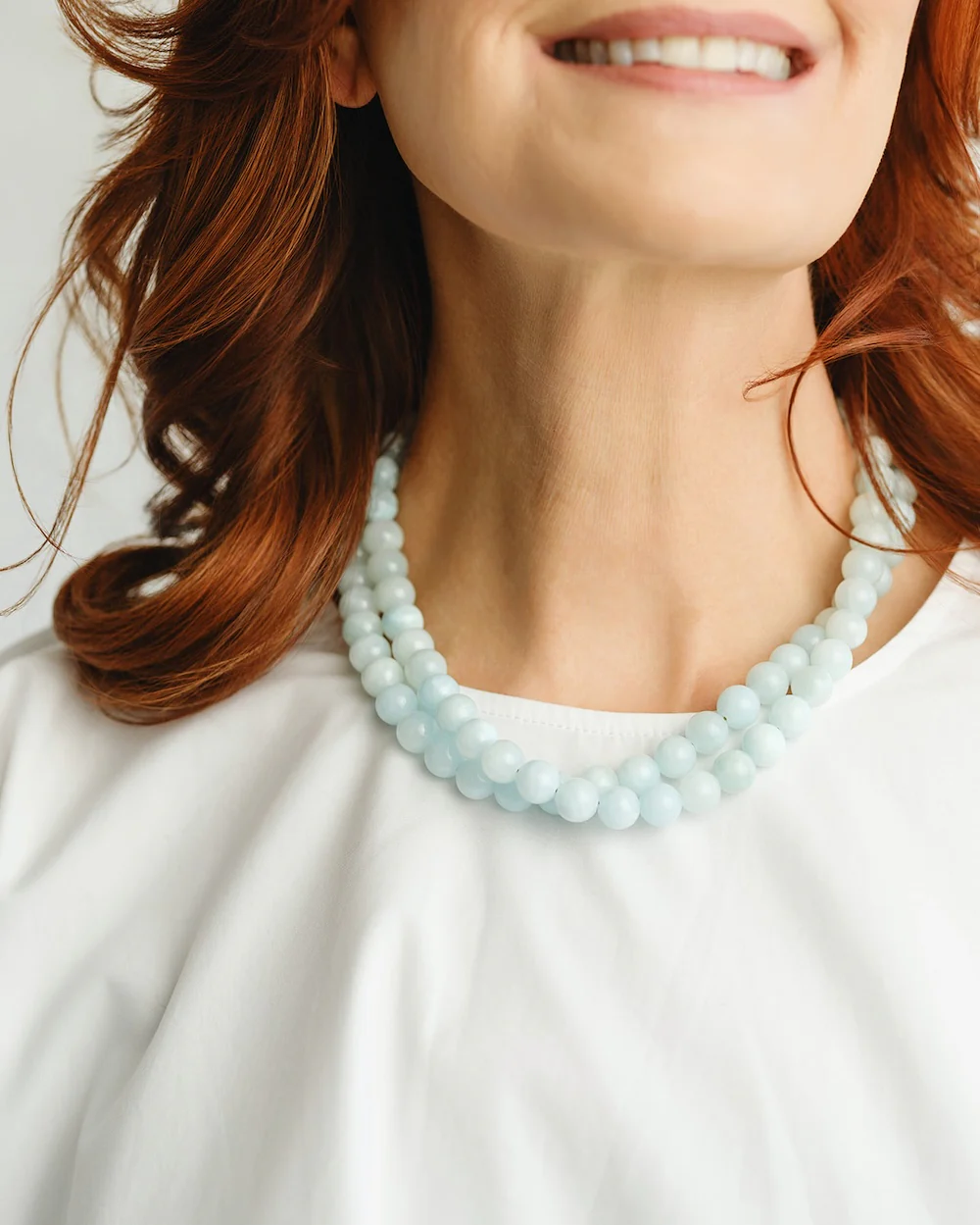 Jade Double Strand Necklace - Image 9