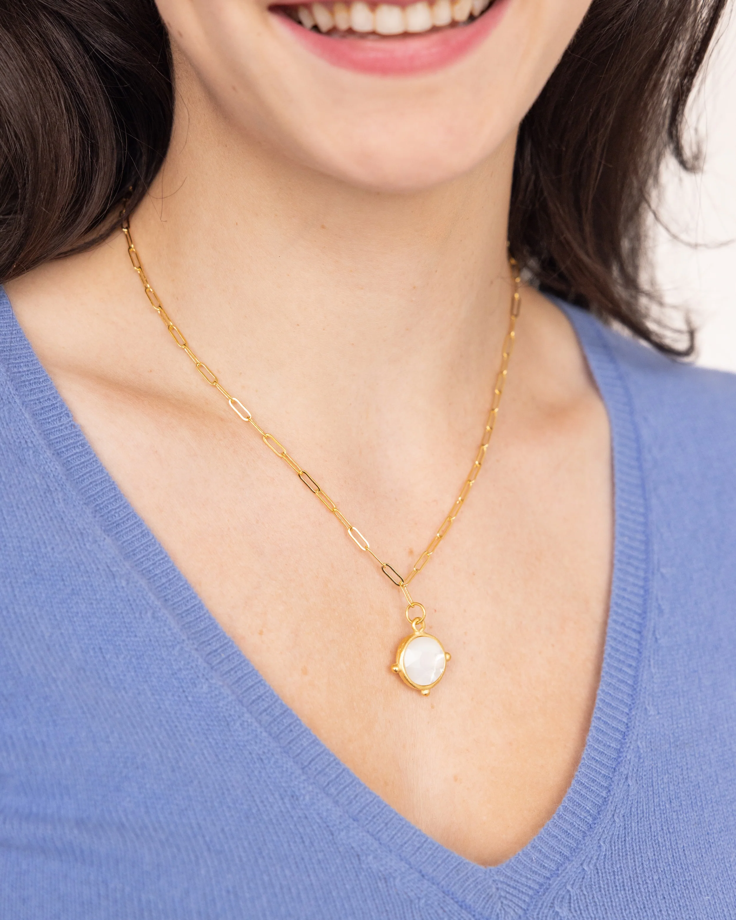 Kate Paperclip Necklace - Image 3