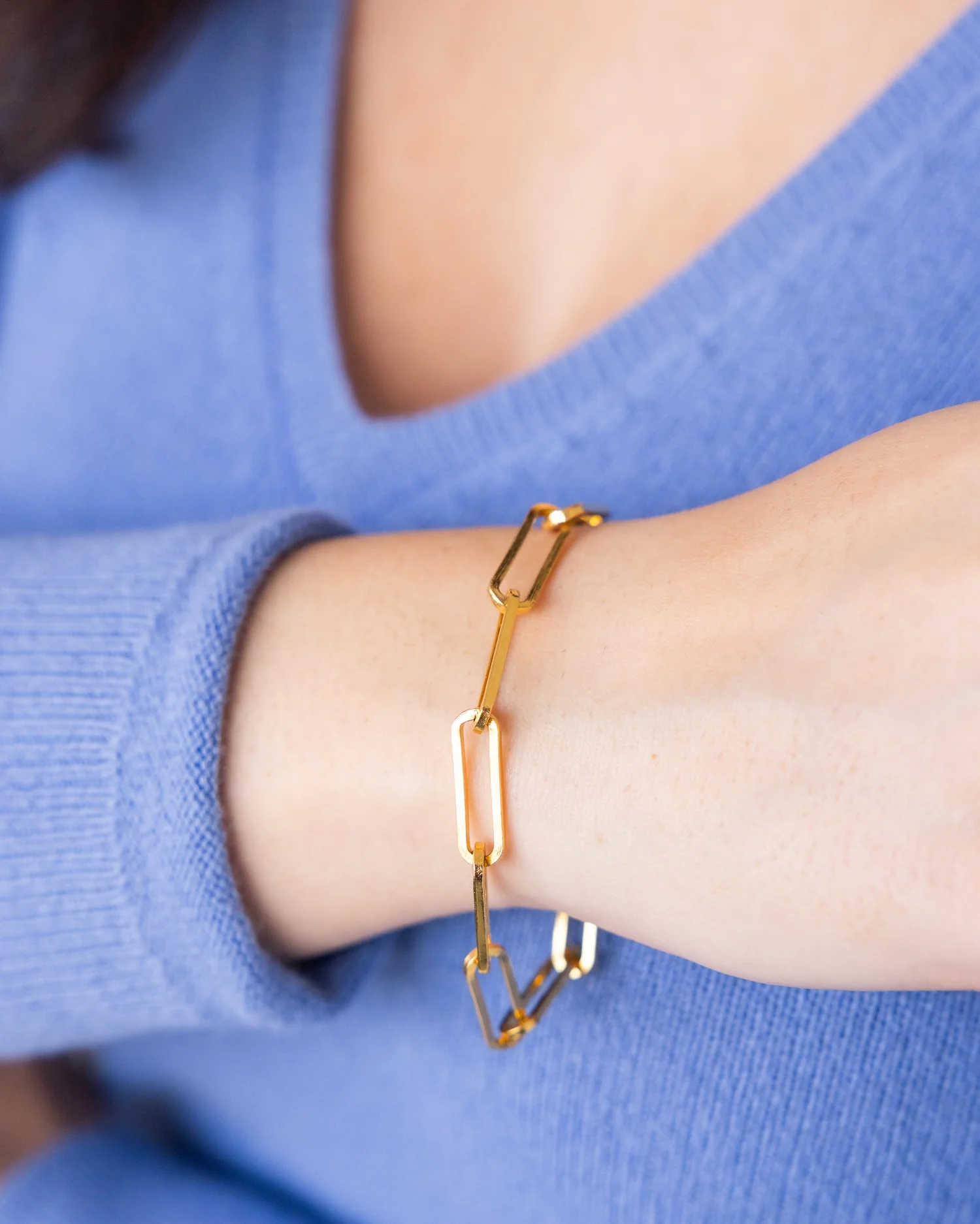 Large Paperclip Bracelet - Image 3