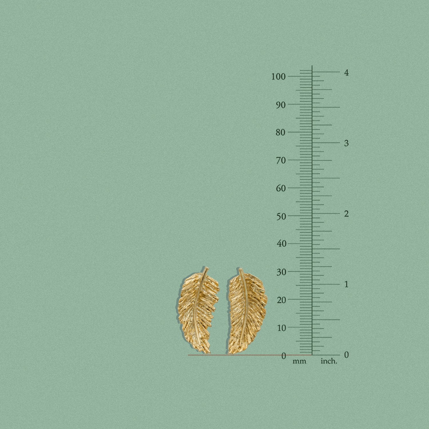 Laurel Leaf Studs - Image 3