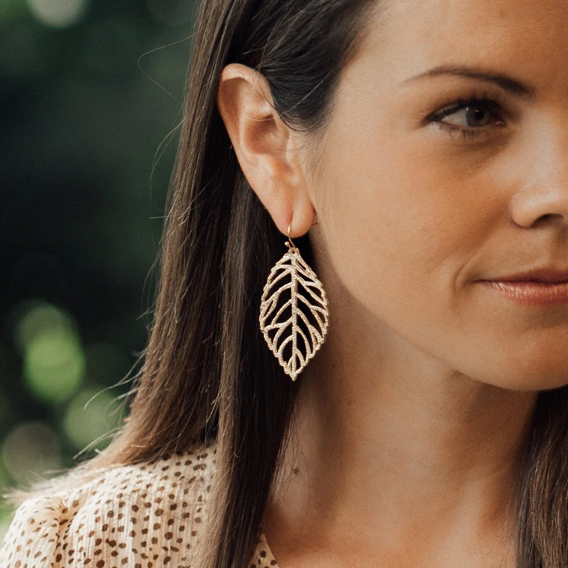 Leaf Earrings - Image 3