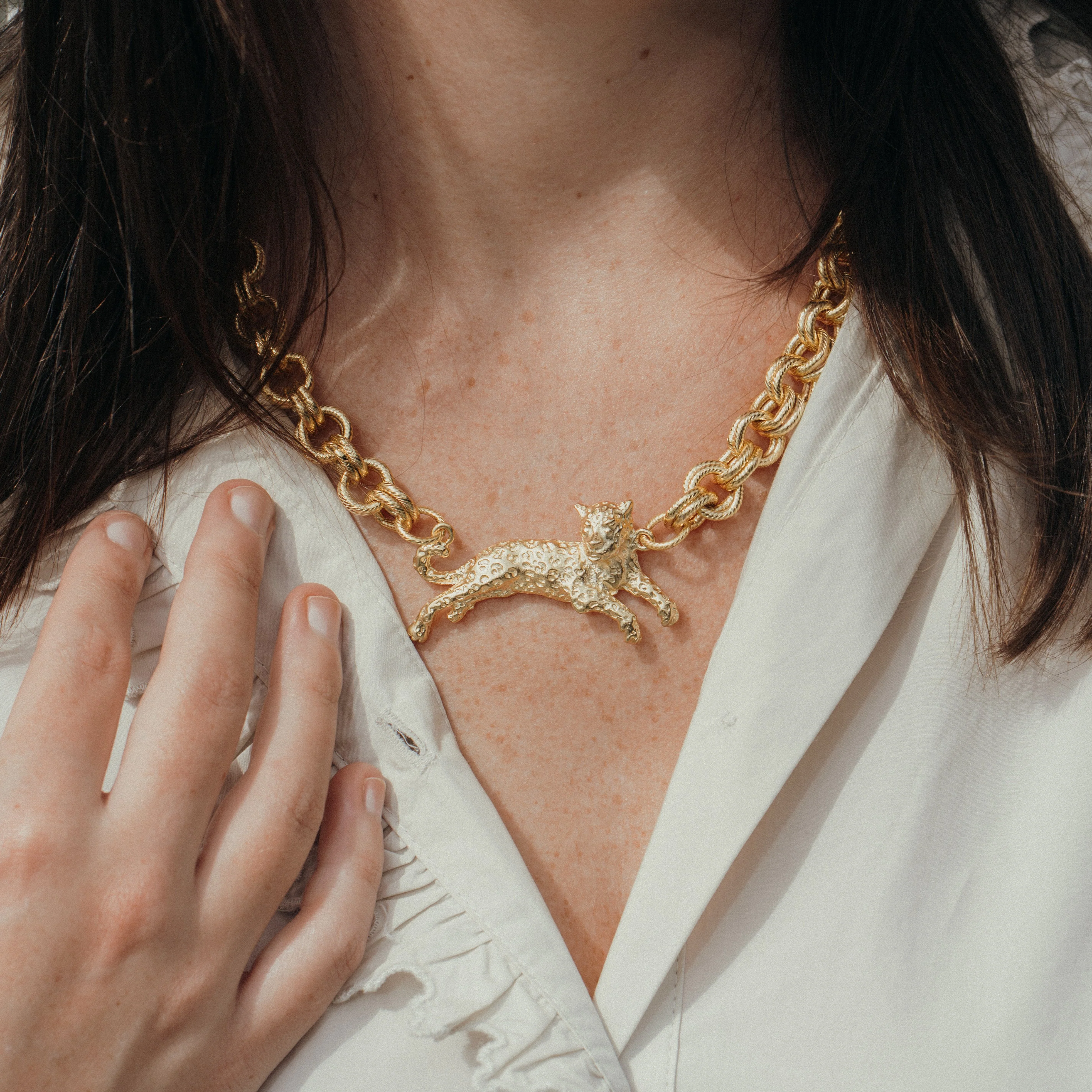 Leopard Chain Necklace - Image 2