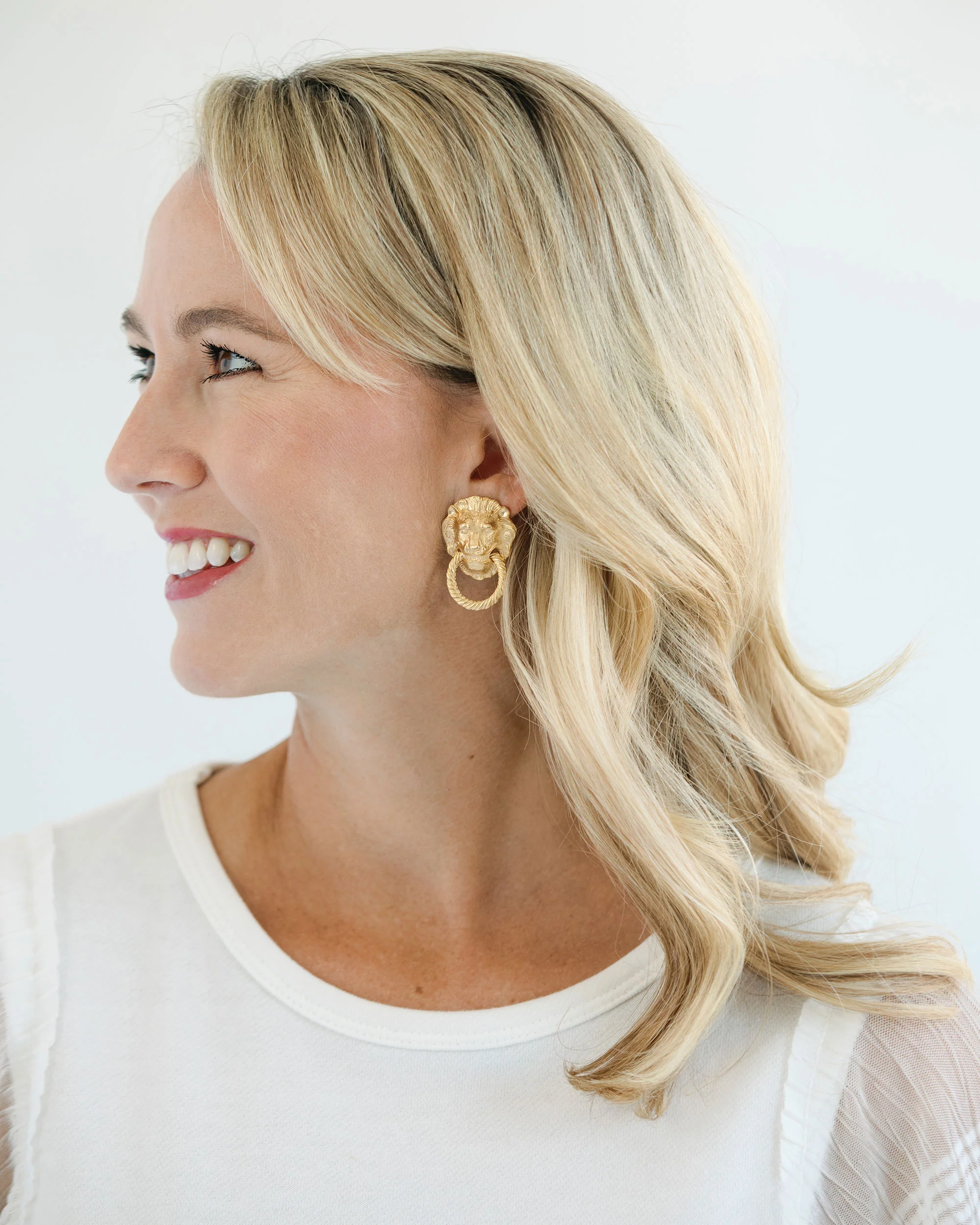Lion Knocker Earrings - Image 7