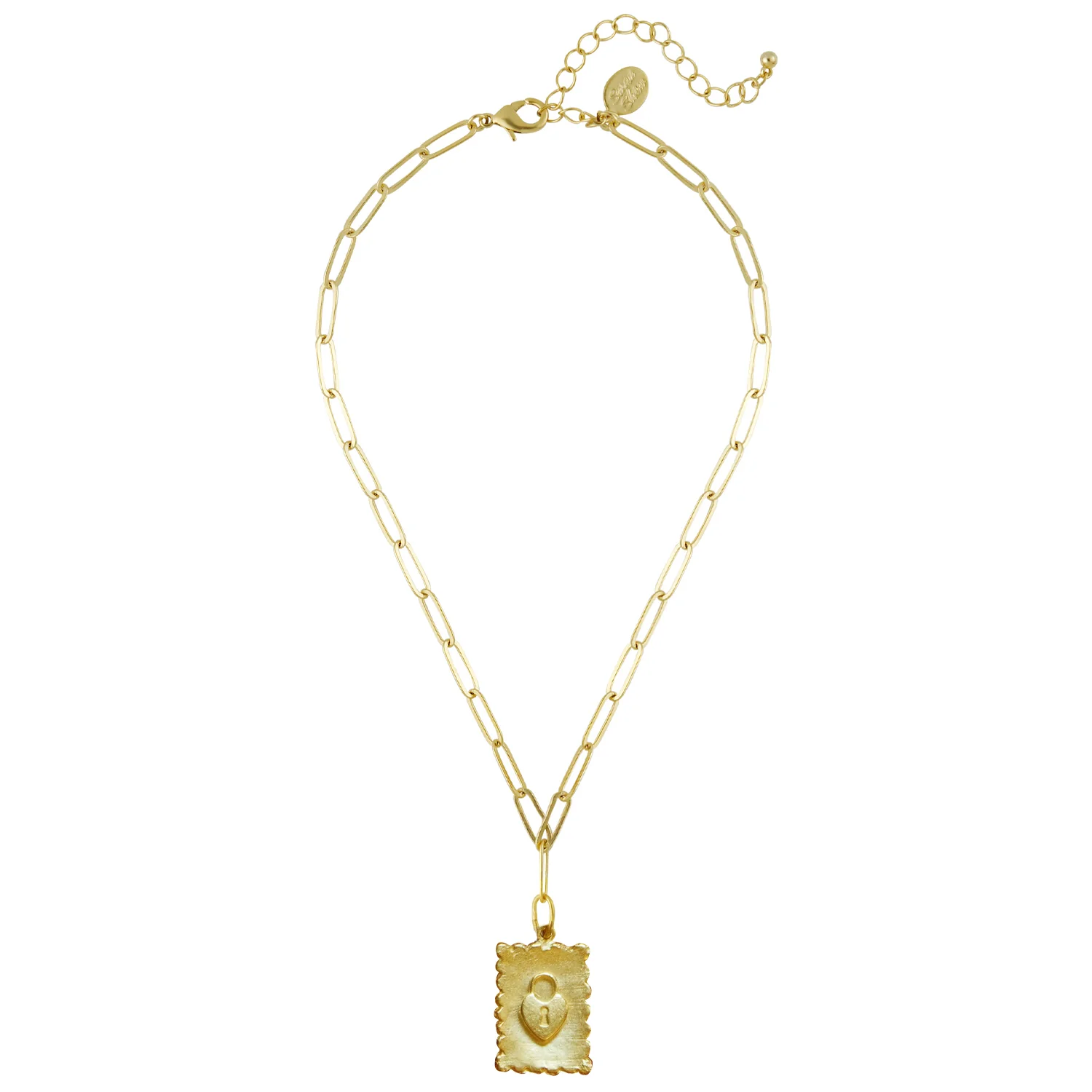 Lock Stamp Necklace