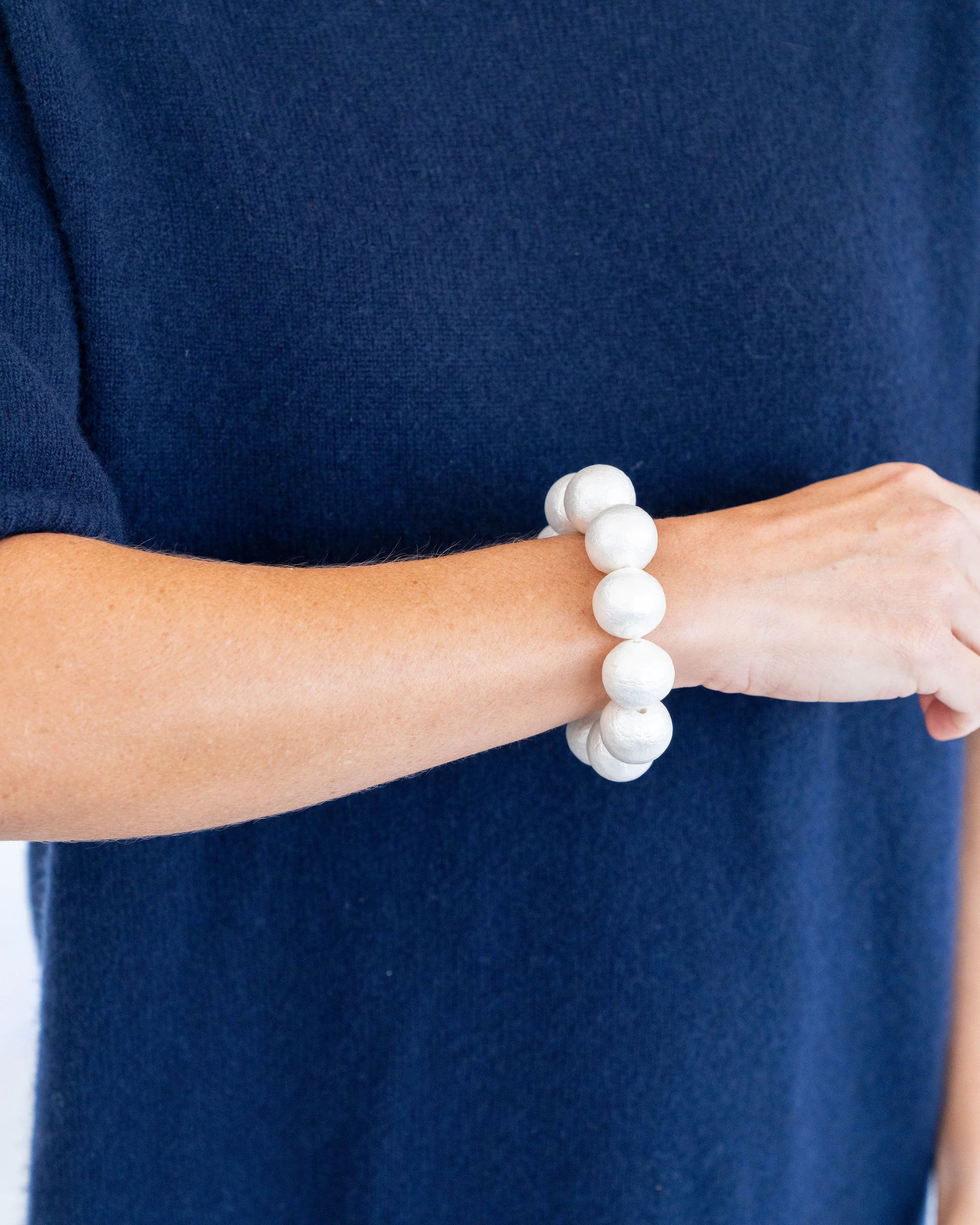 Lucille Cotton Pearl Bracelet - Image 2