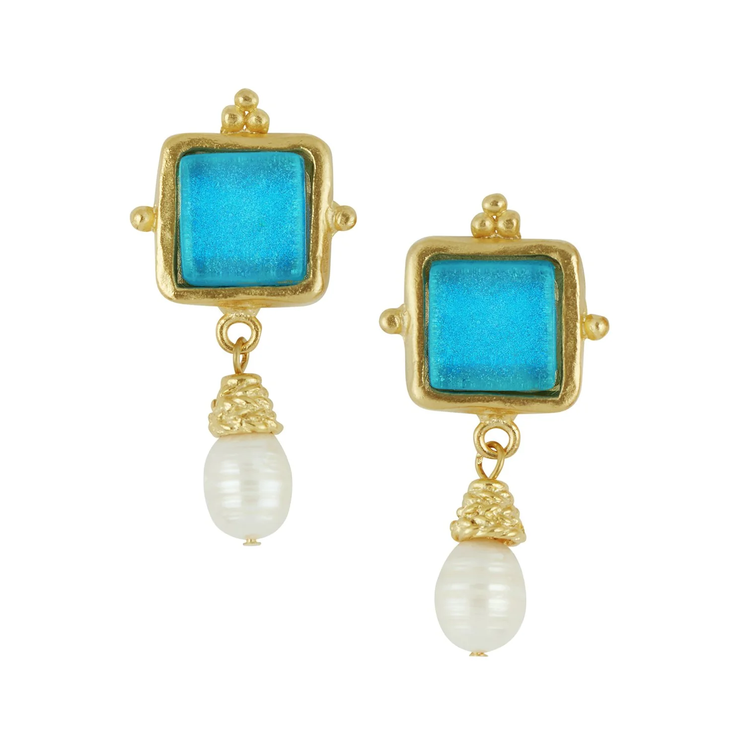 Madeline Pearl Drop Earrings - Image 15