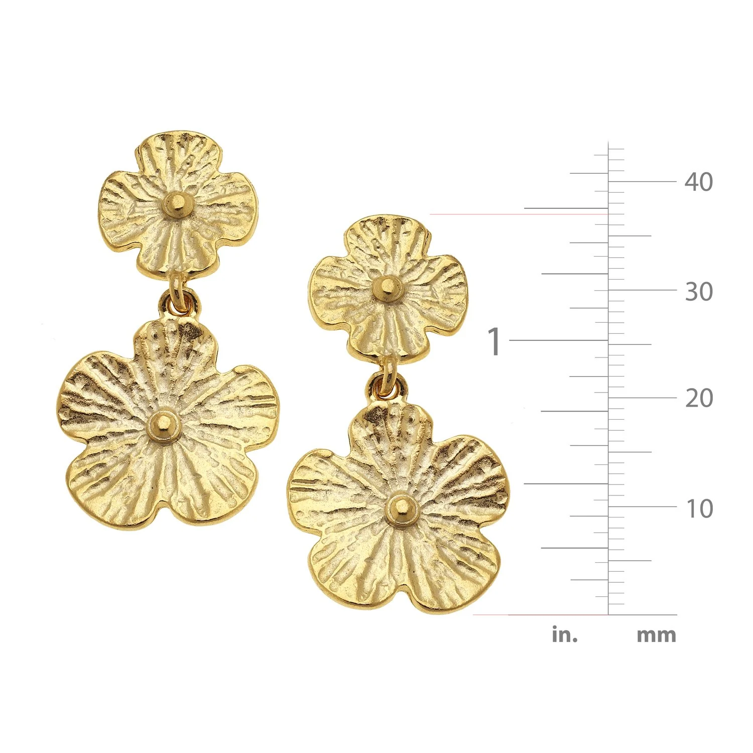 Milly Flower Earrings - Image 4