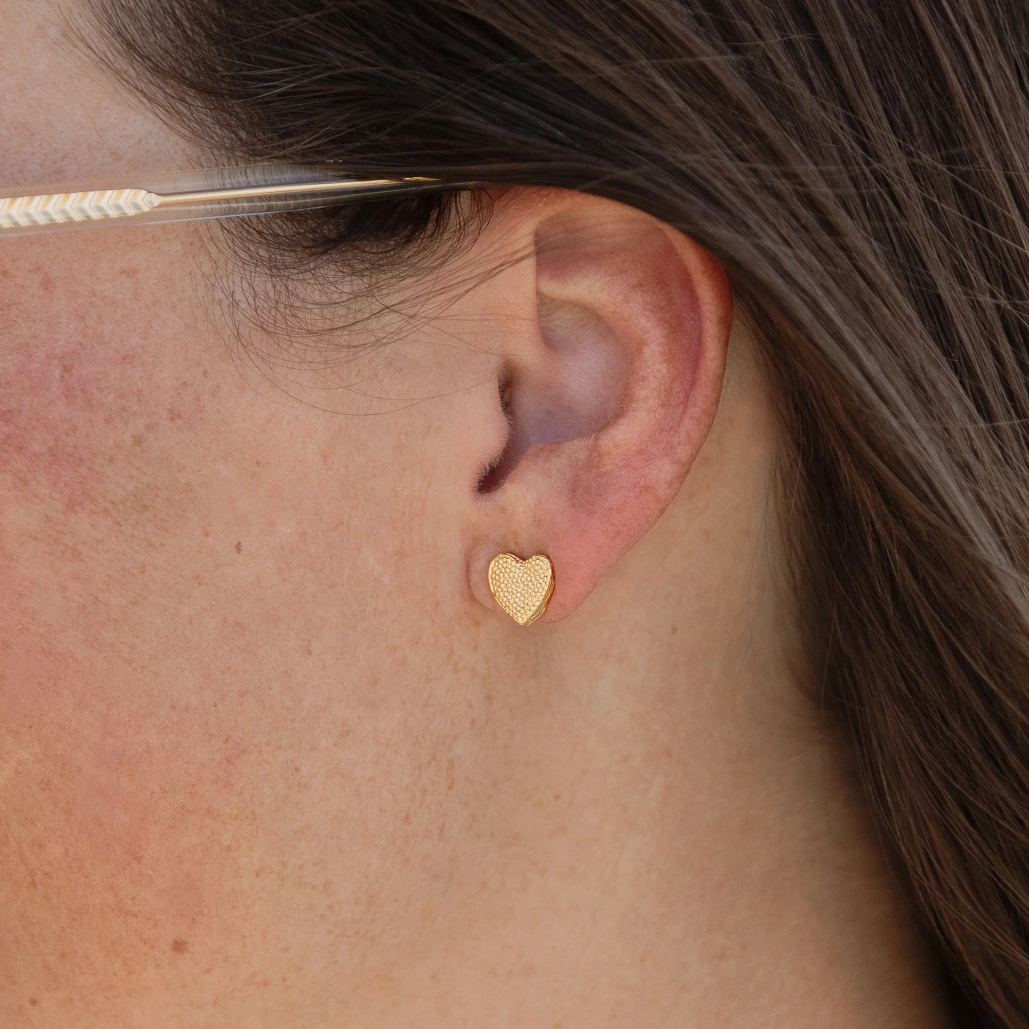 Mini Heart Studs - Image 3