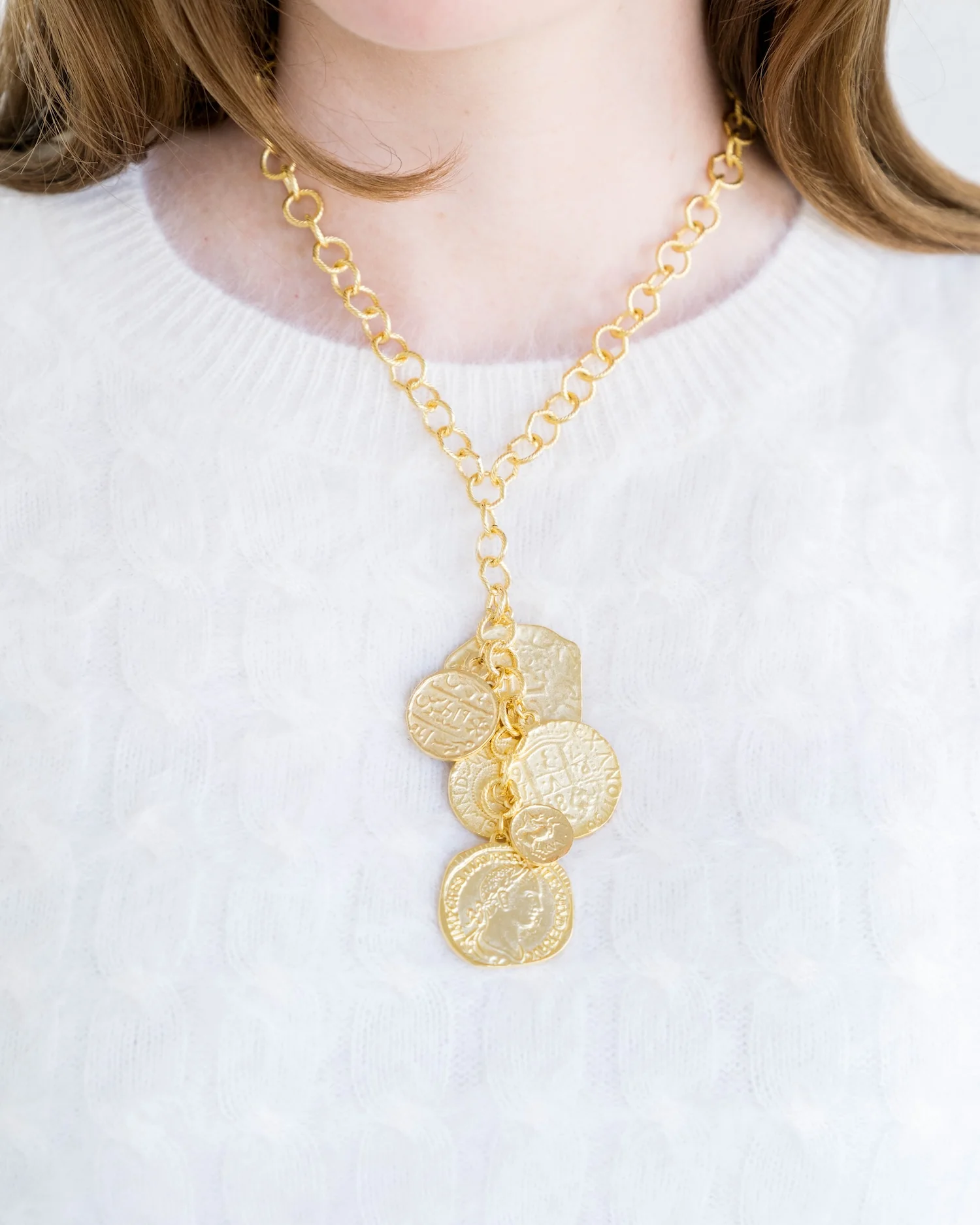Layered Coin Necklace - Image 3