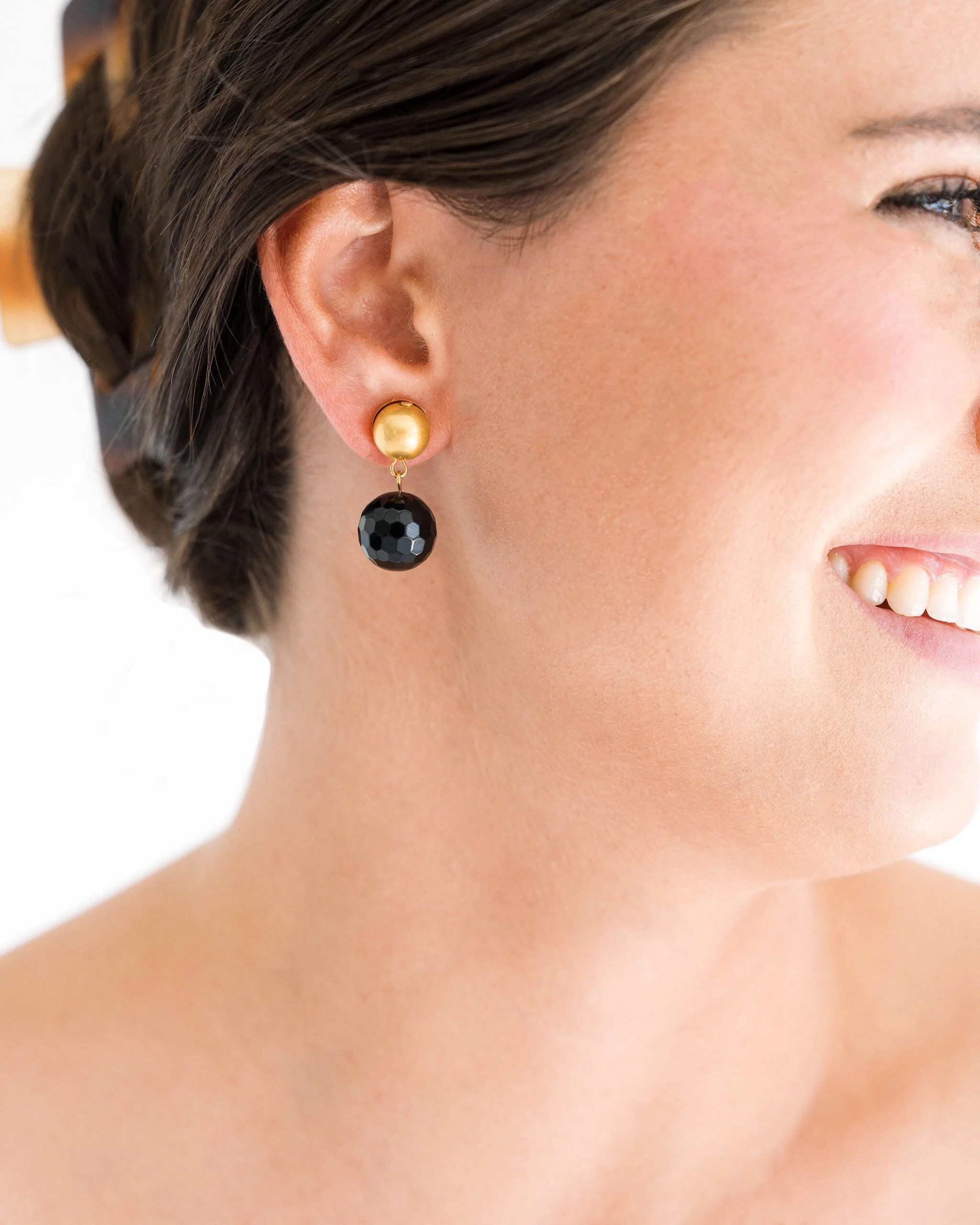 Onyx Margaret Drop Earrings - Image 3