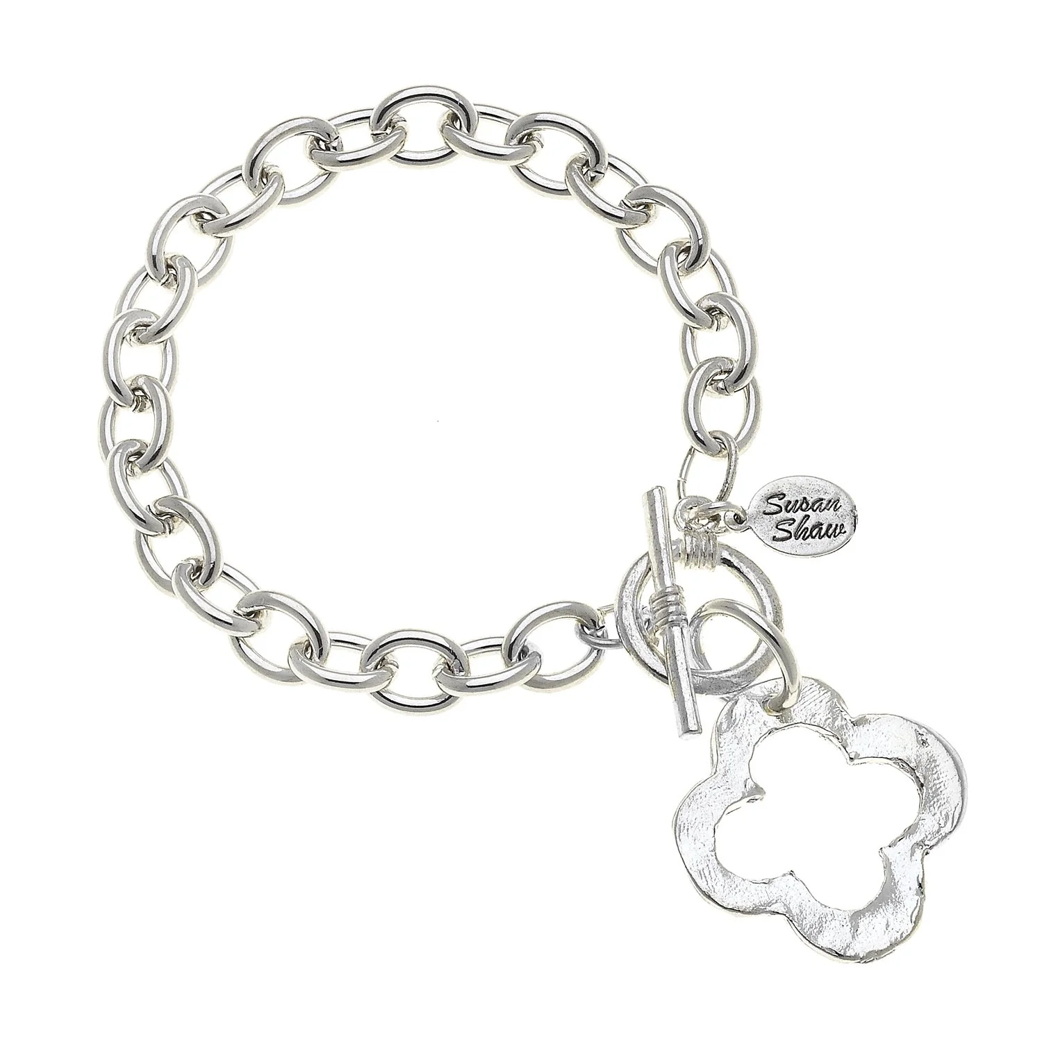 Open Clover Chain Bracelet - Image 2