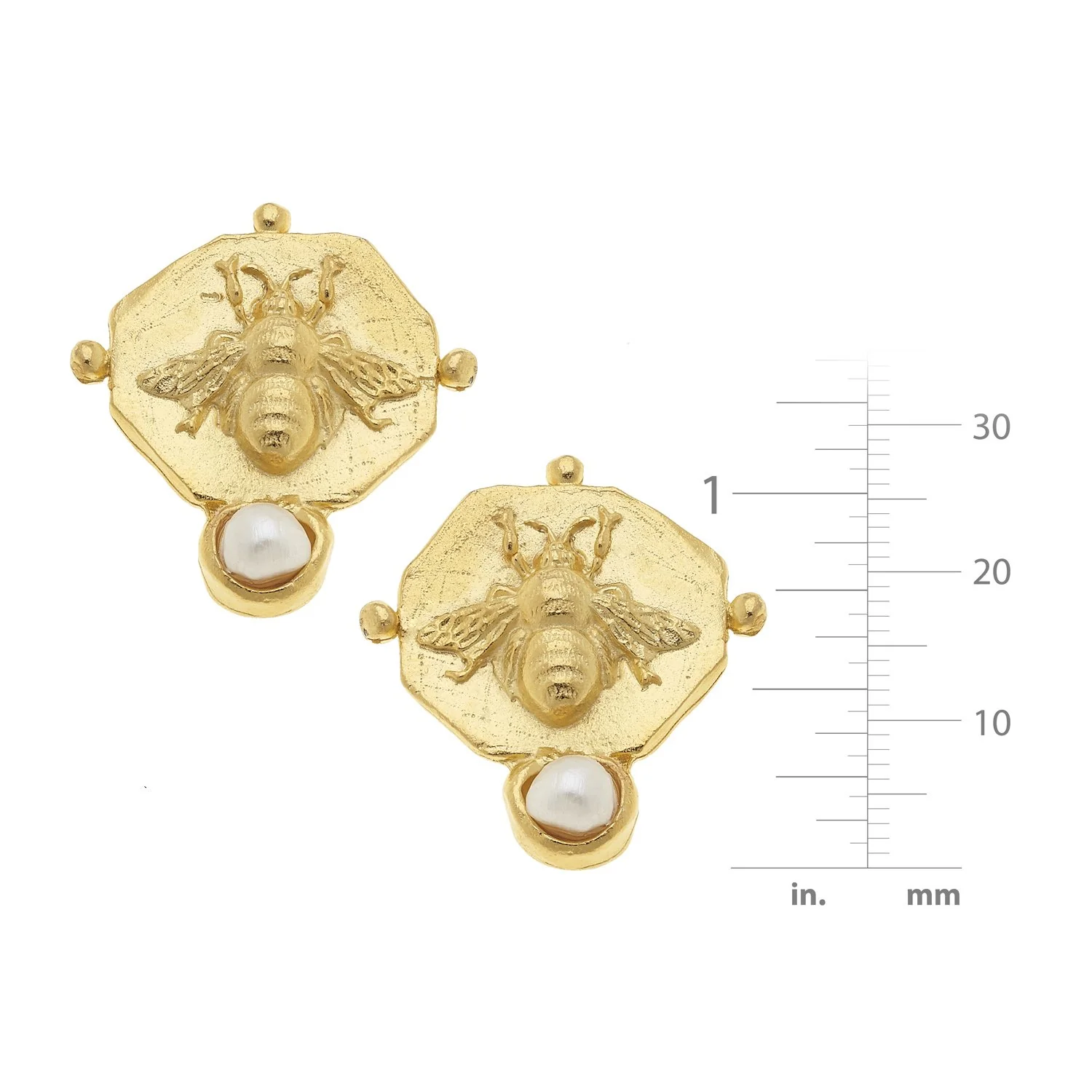 Pearl Bee Studs - Image 8