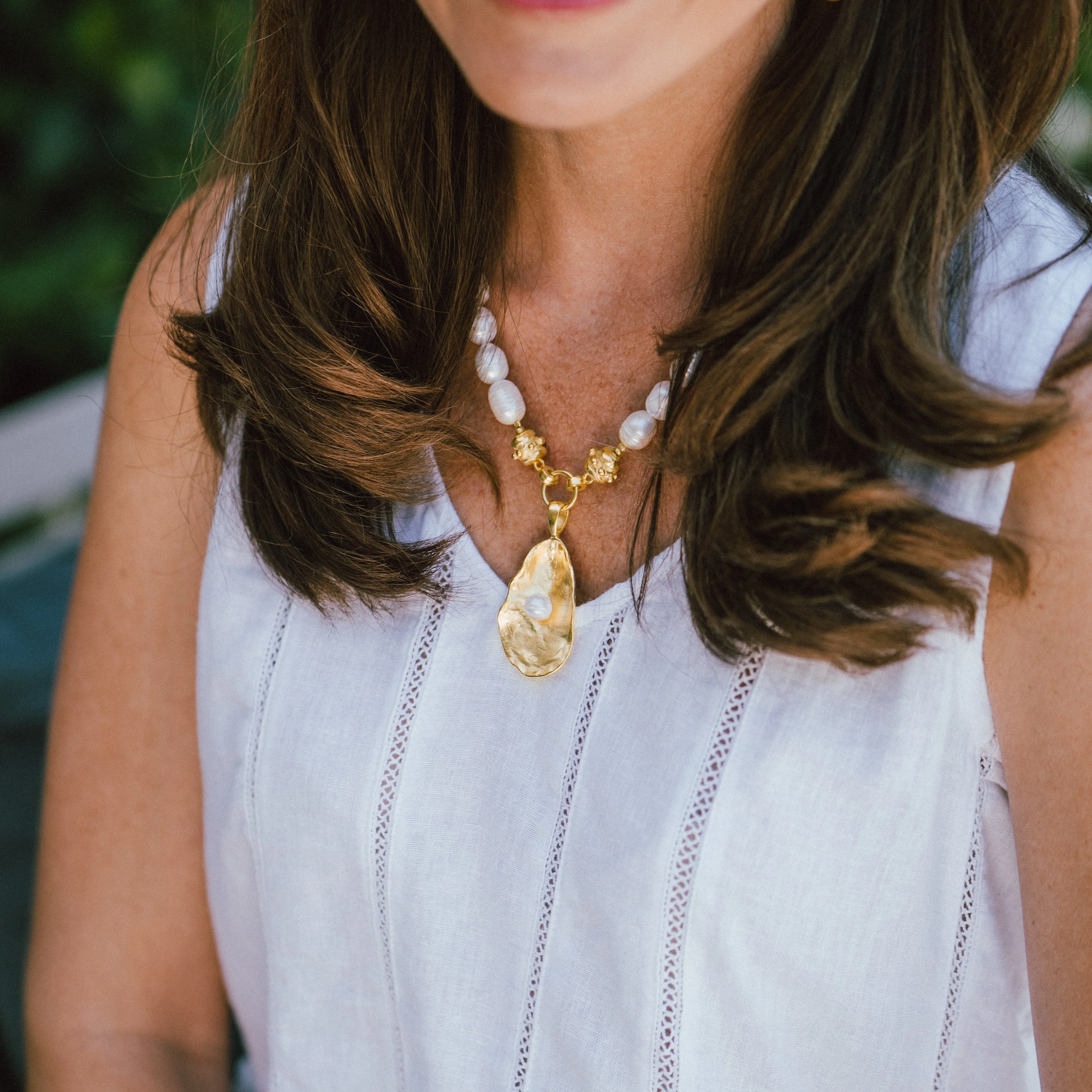 Pearl Oyster Pearl Necklace - Image 4