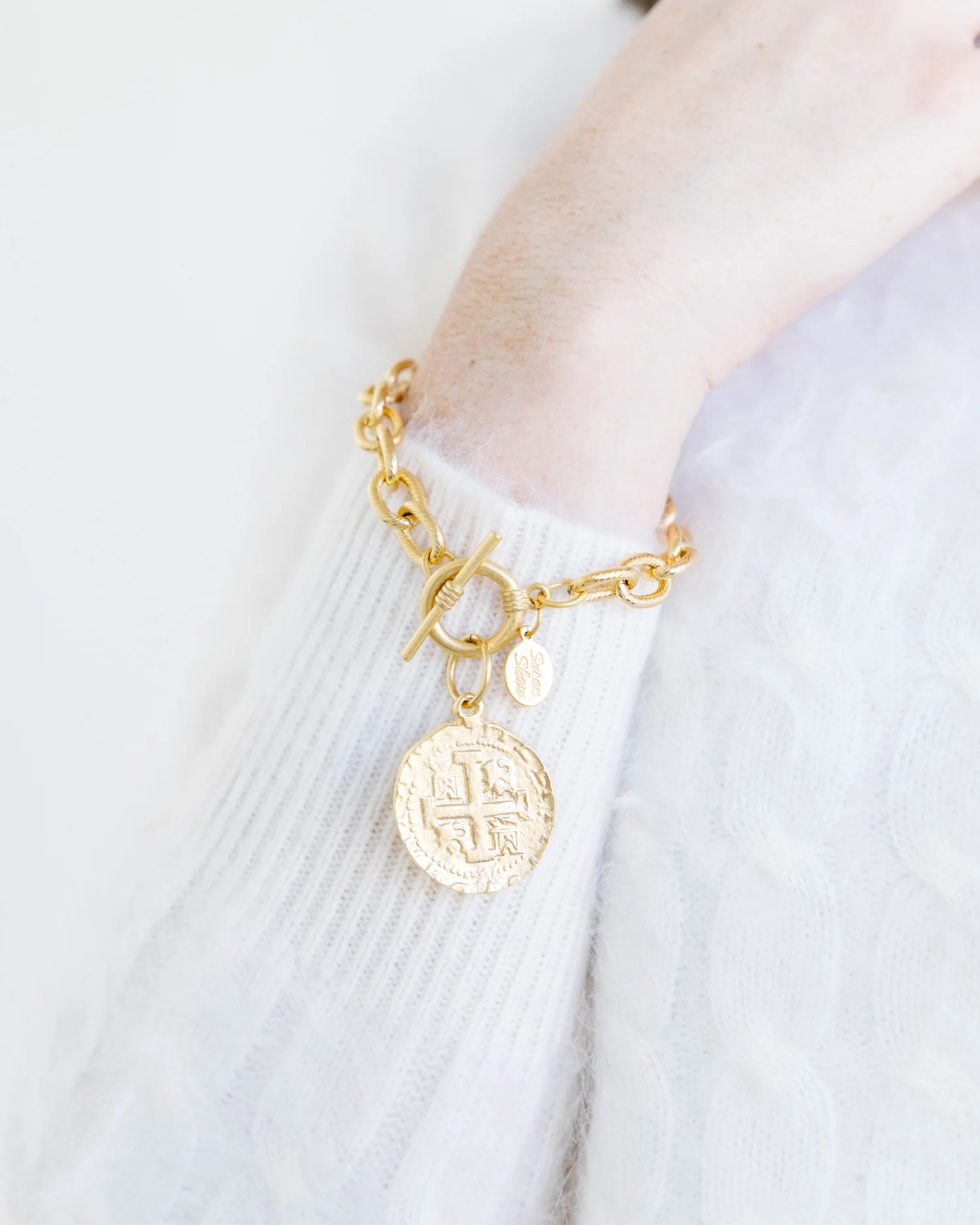 Peruvian Coin Toggle Bracelet - Image 7