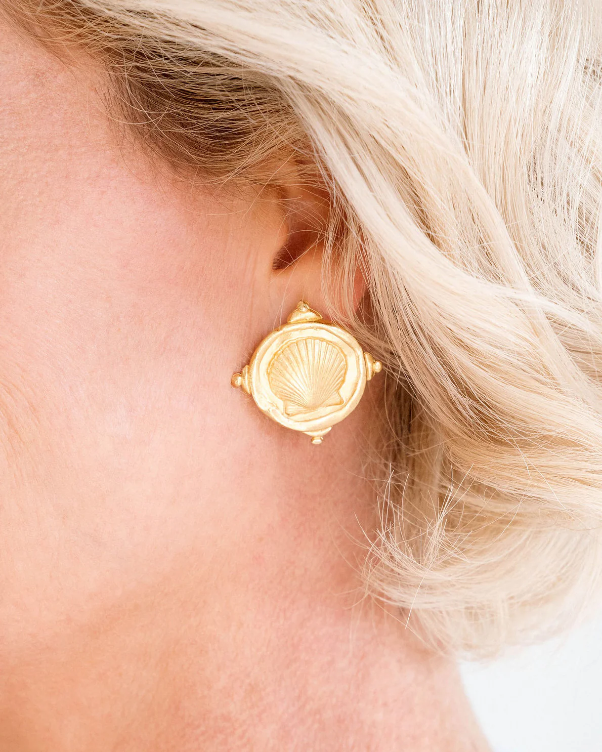Shell Intaglio Studs - Image 3