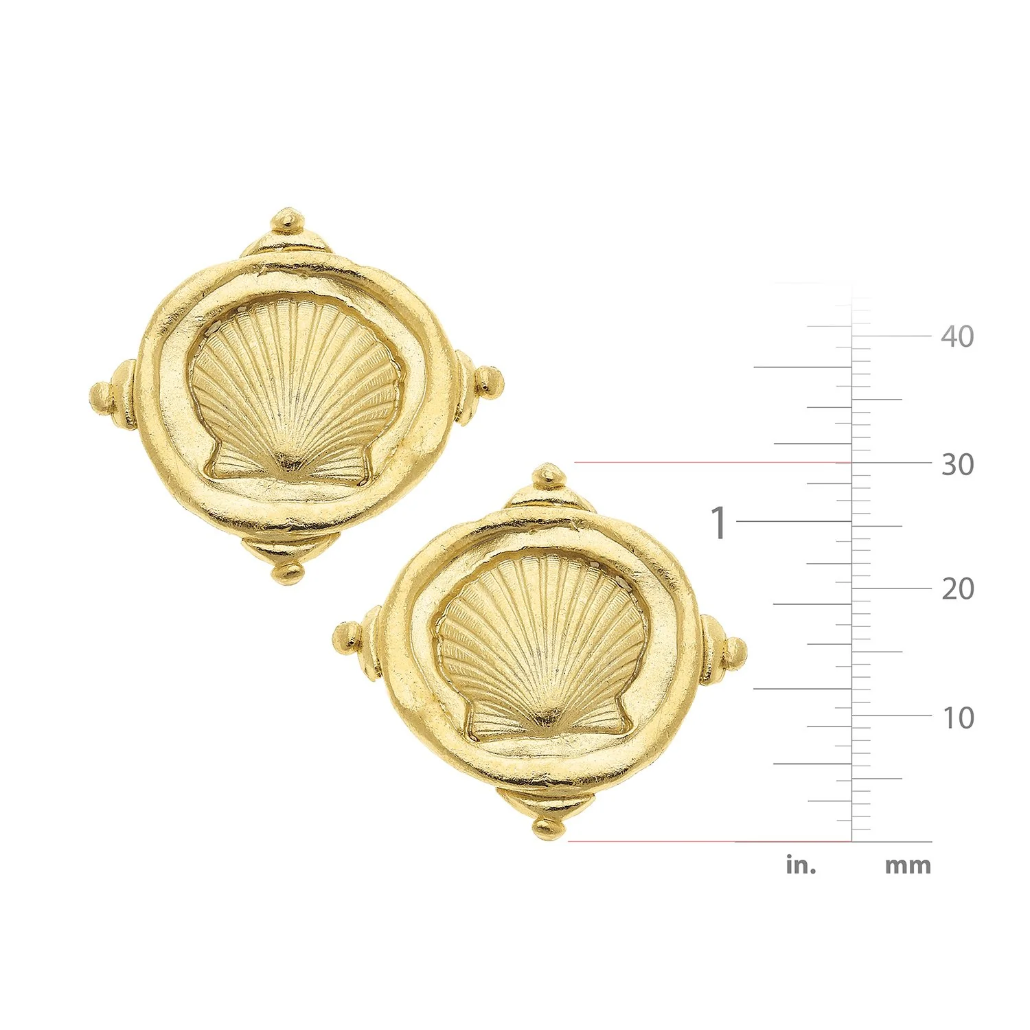 Shell Intaglio Studs - Image 4
