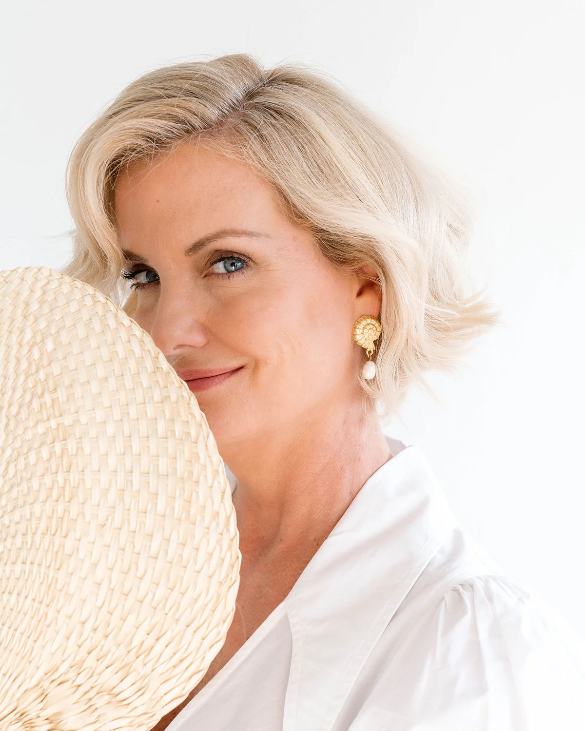 Shell Drop Earrings - Image 2