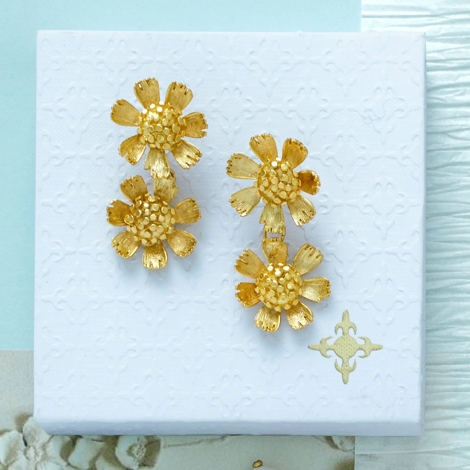 Doubled Up Buttercup Earrings - Image 3