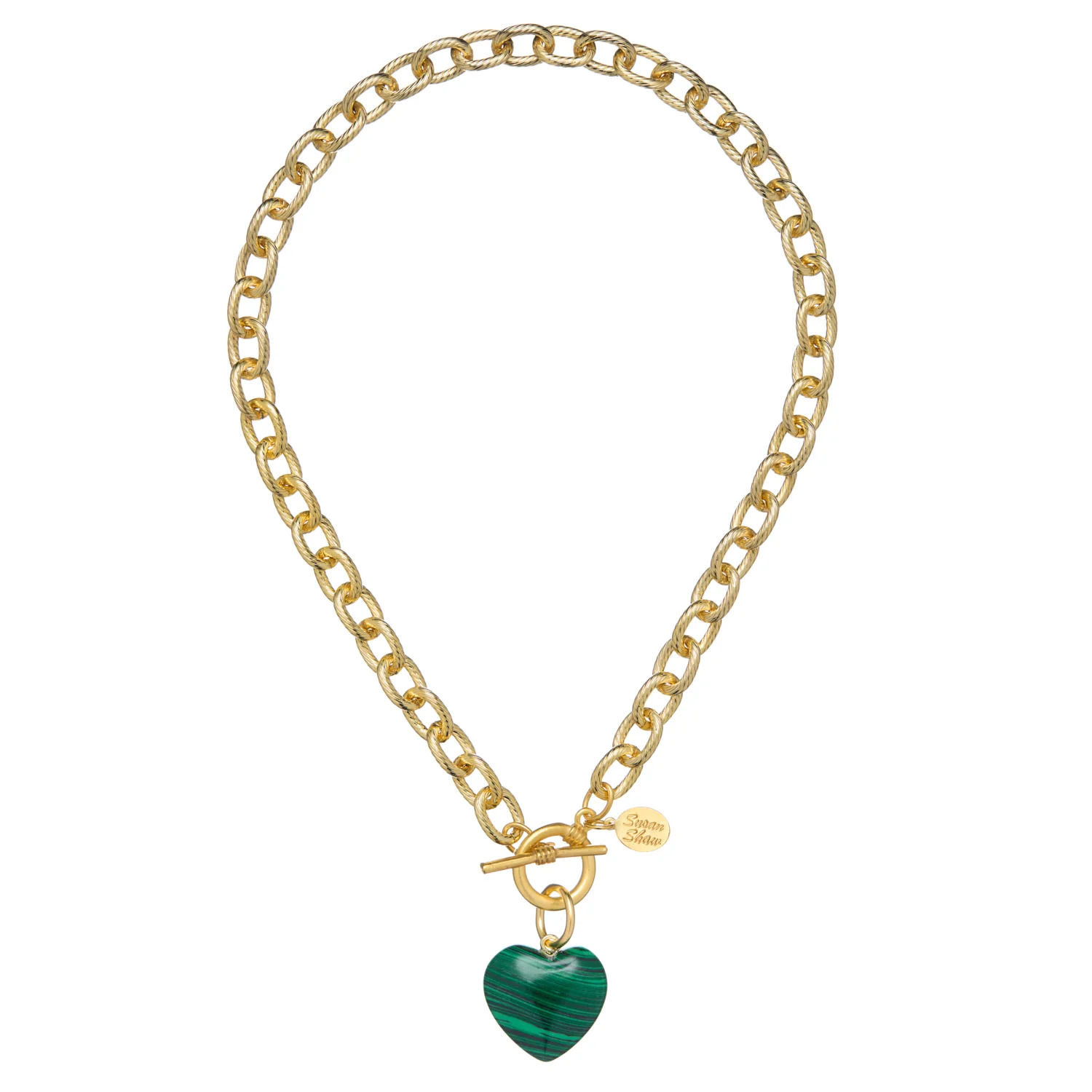 Stone Heart Toggle Necklace - Image 11